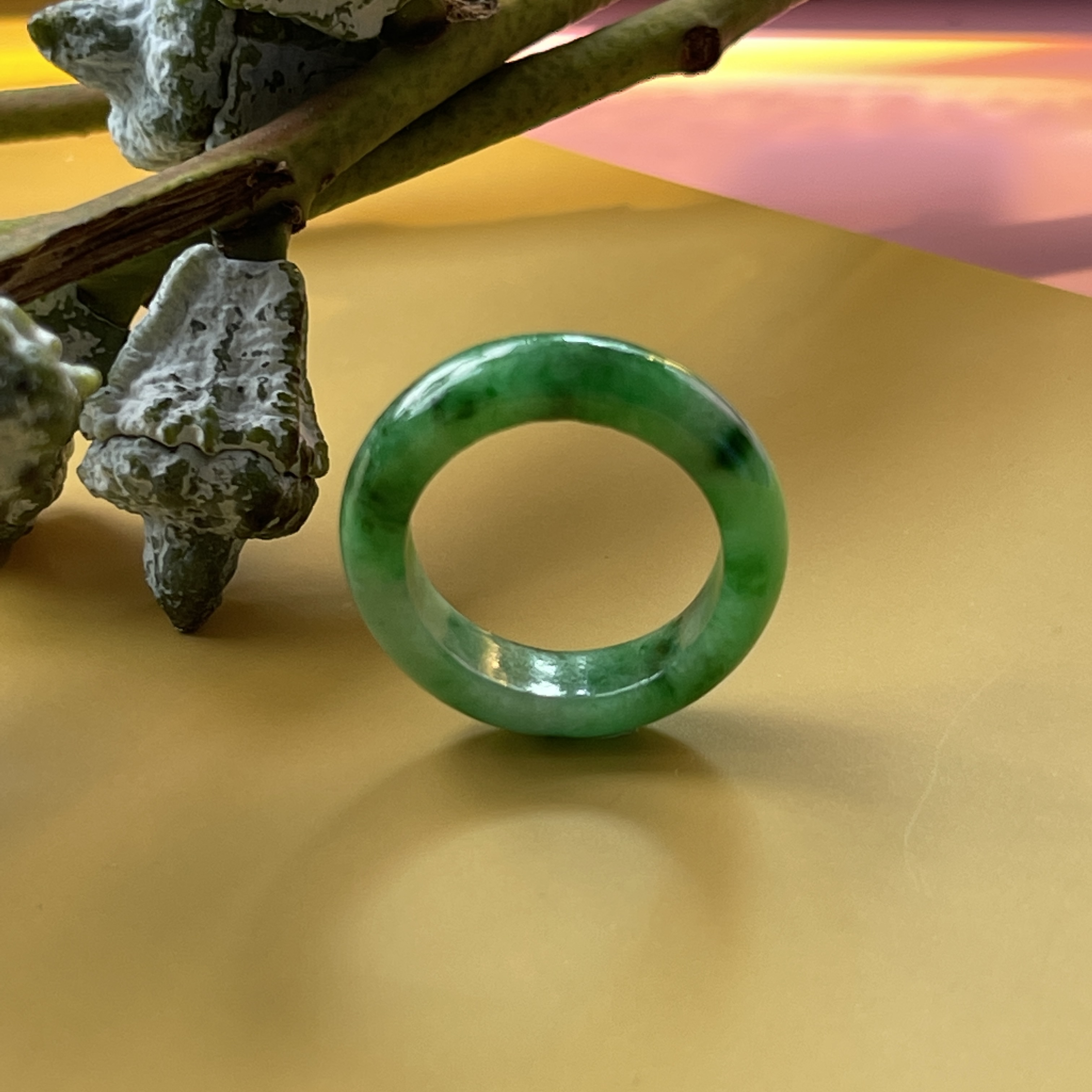 Green Hololith Ring (PJA00290)
