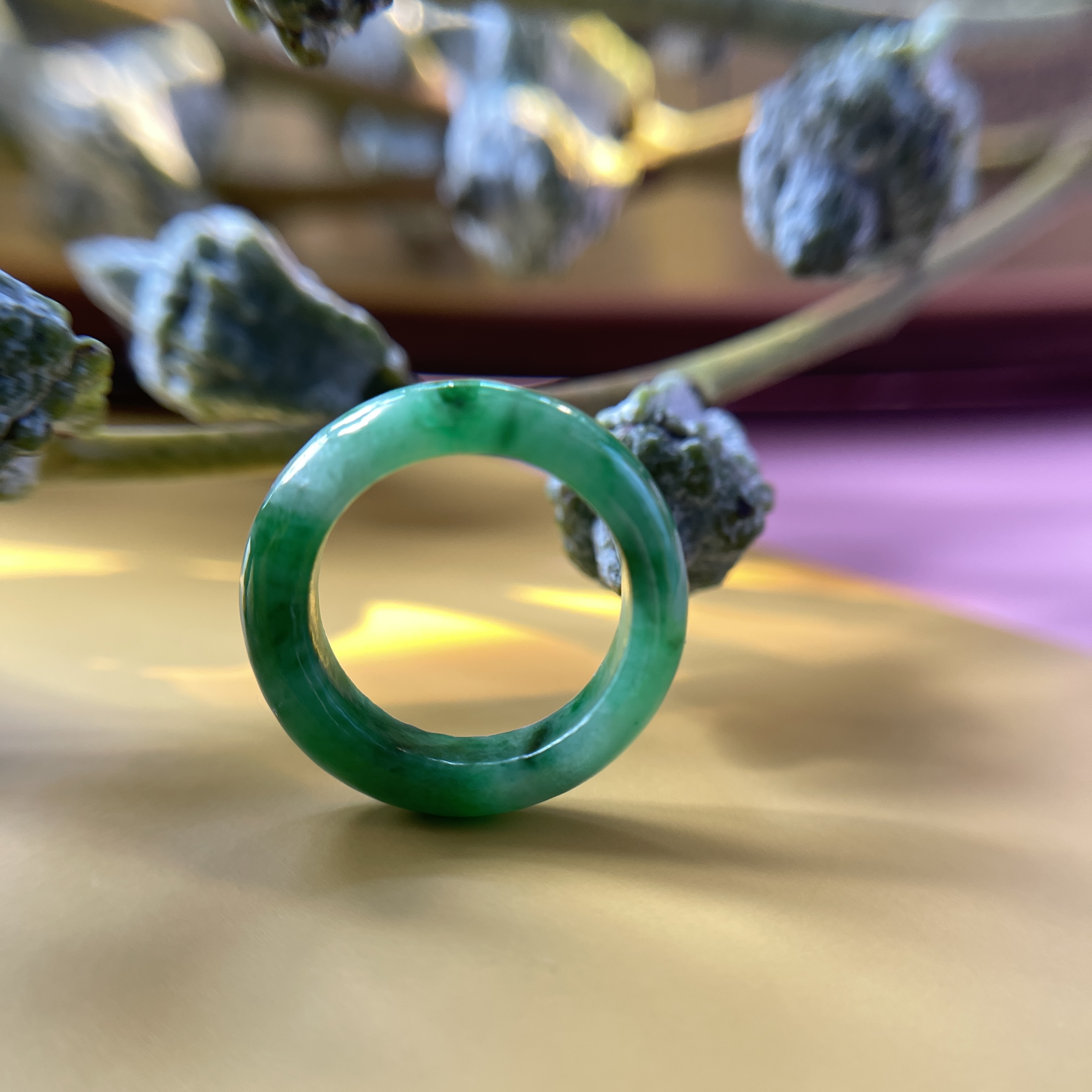 Green Hololith Ring (PJA00290)
