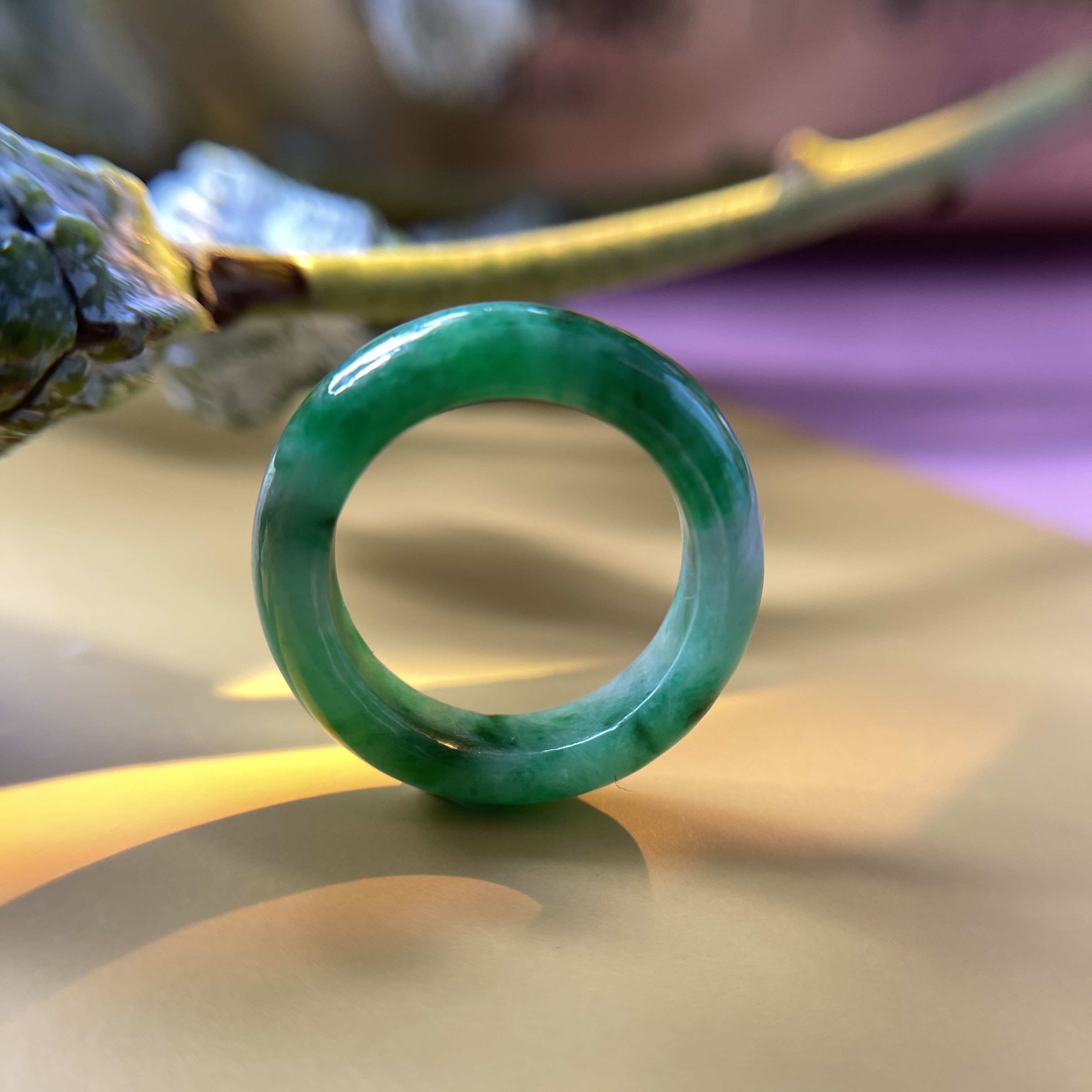 Green Hololith Ring (PJA00290)