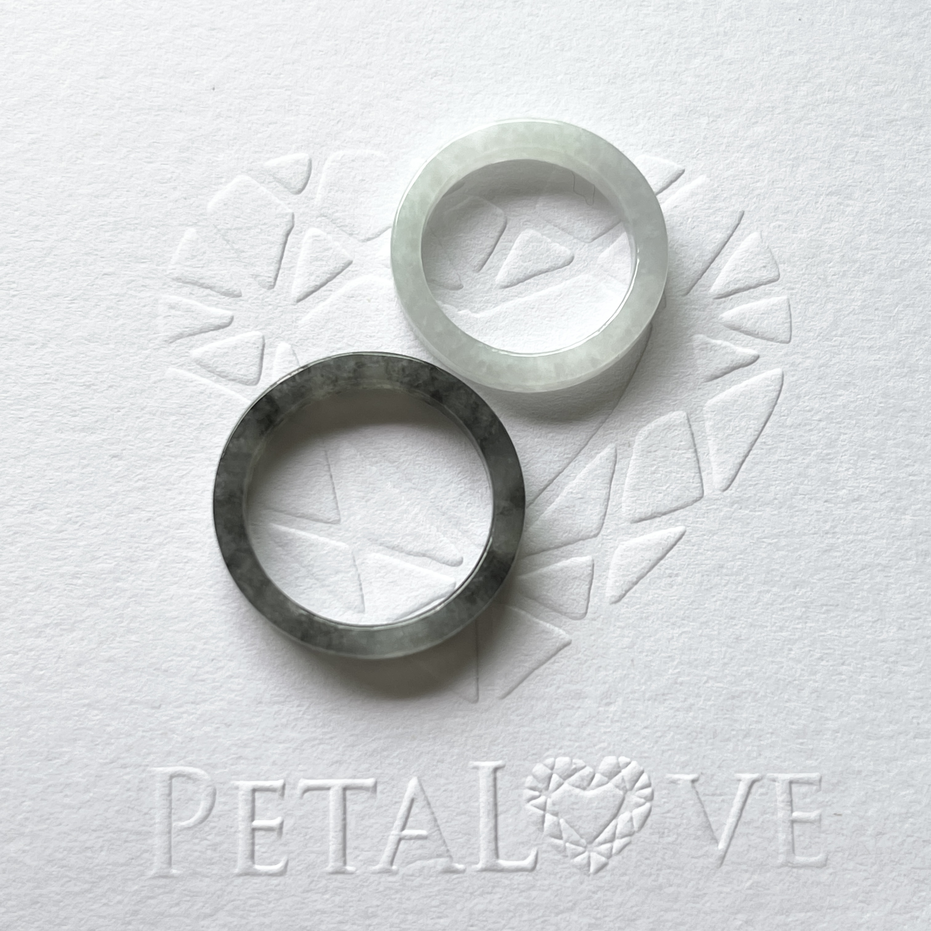 YOU and ME - Wuji & White Hololith Ring (PJA00253)