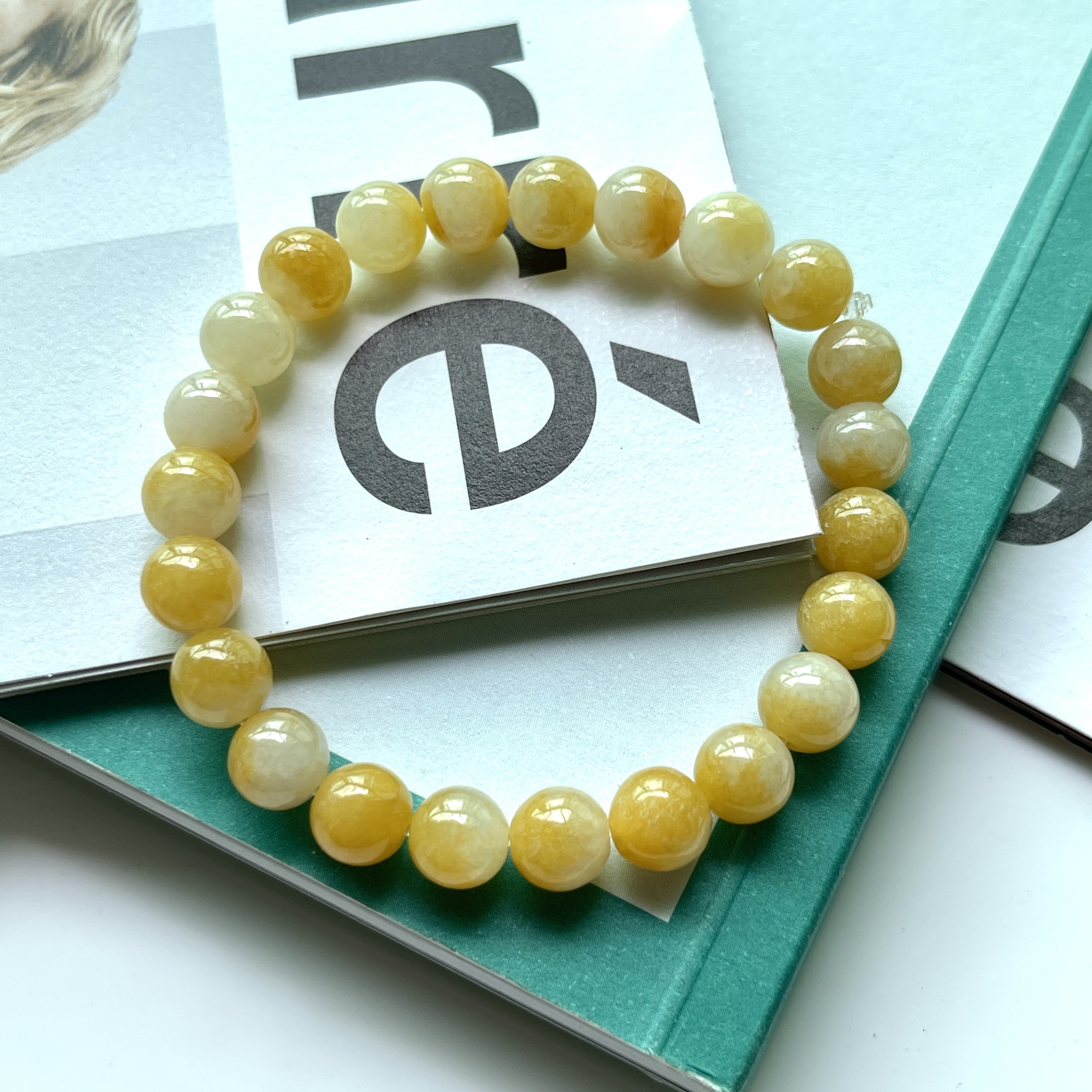 Ombré Yellow Jade Bracelet (PJA00139) 
