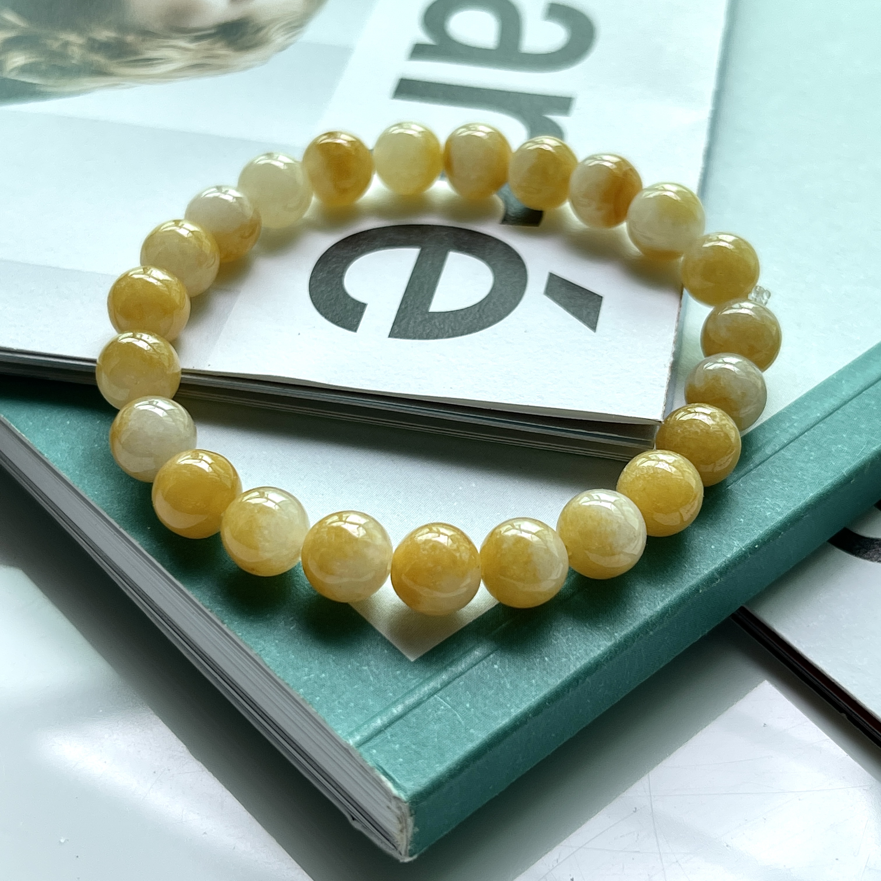 Ombré Yellow Jade Bracelet (PJA00139) 