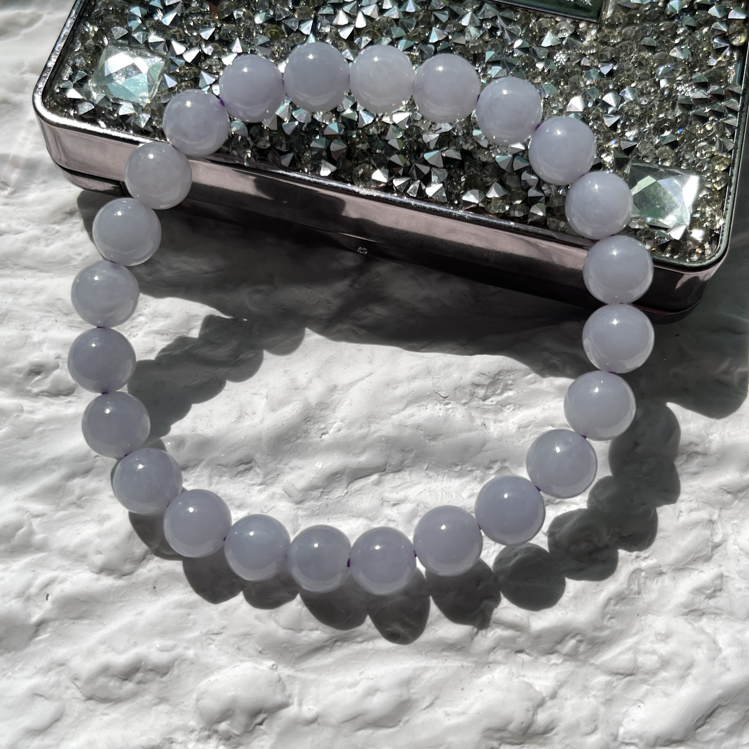 Lavender Beads Bracelet (PJA00142)