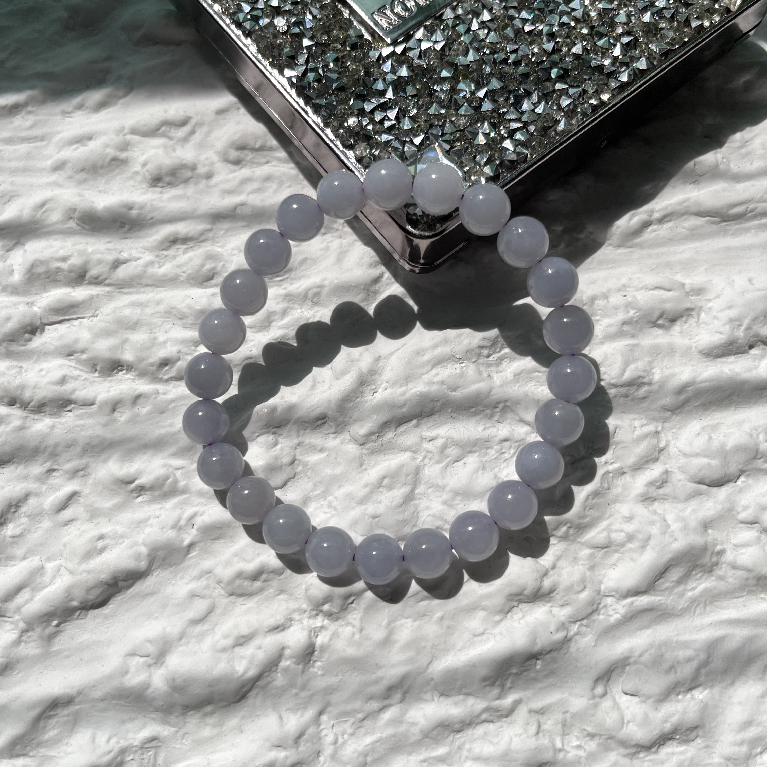 Lavender Beads Bracelet (PJA00142)