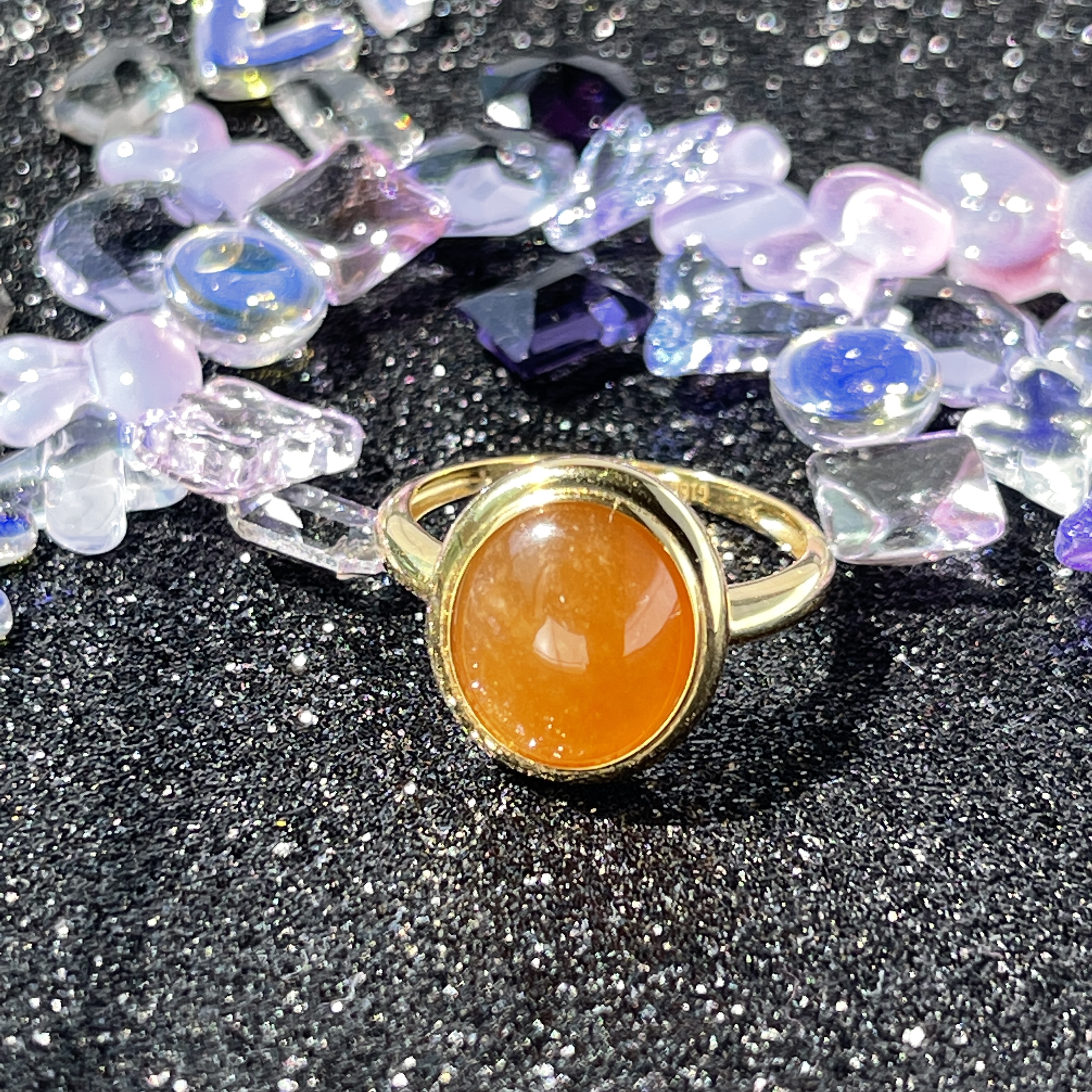 Icy Orange Ring (PJA00211)