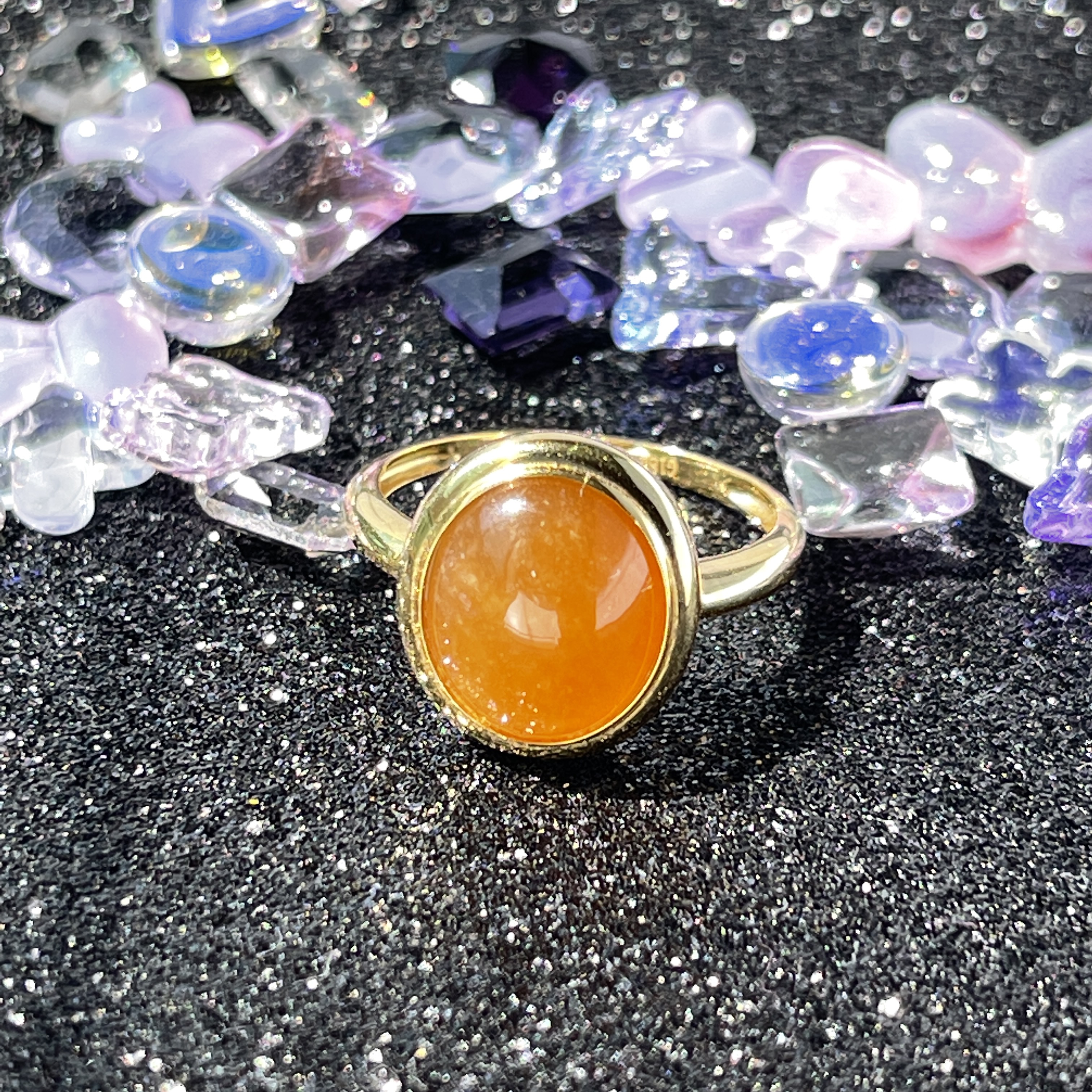 Icy Orange Ring (PJA00211)