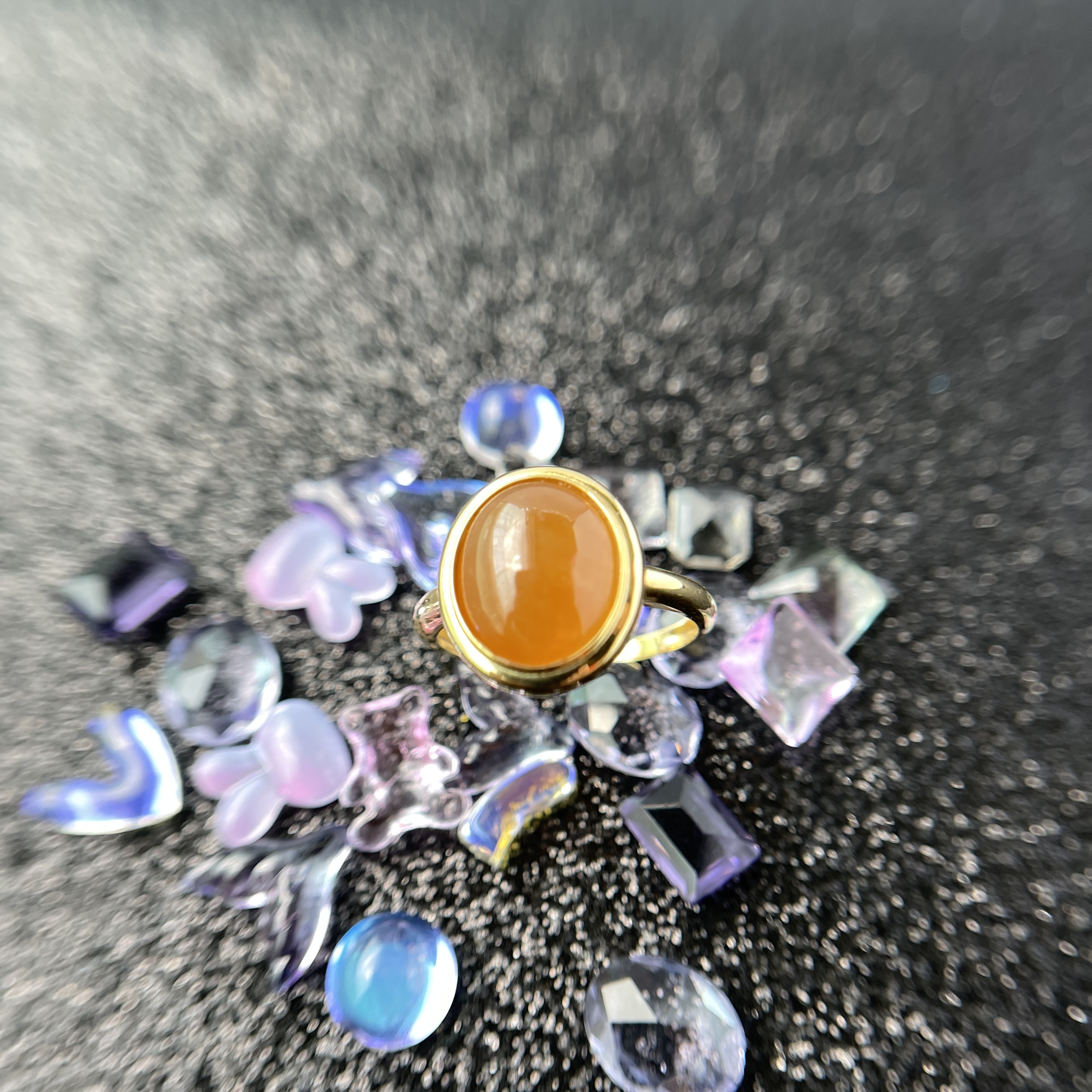 Icy Orange Ring (PJA00211)