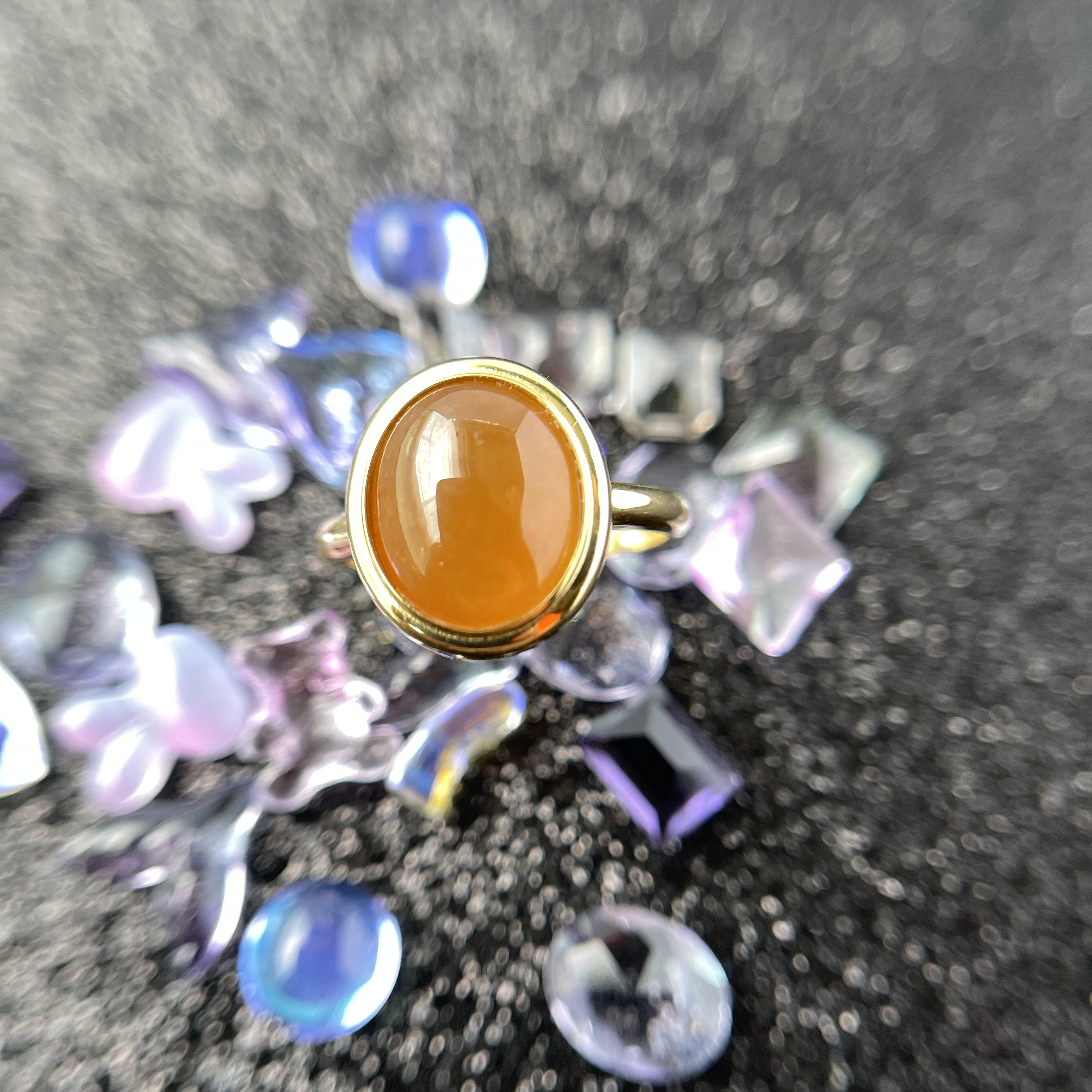 Icy Orange Ring (PJA00211)