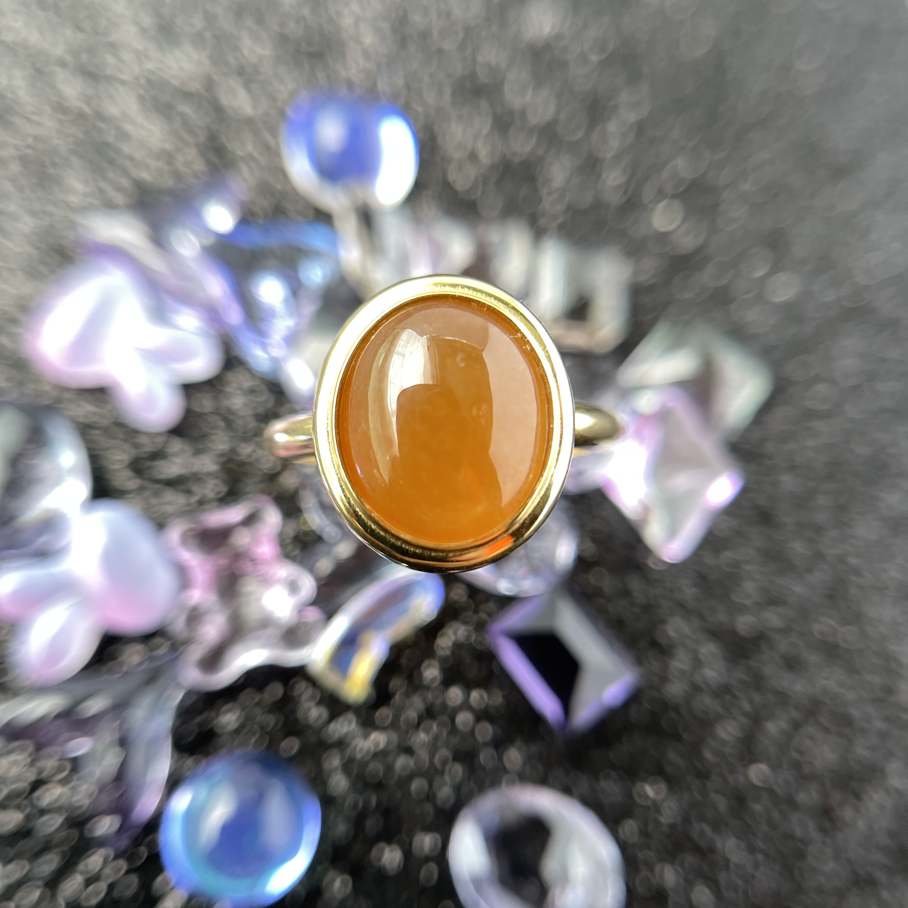 Icy Orange Ring (PJA00211)