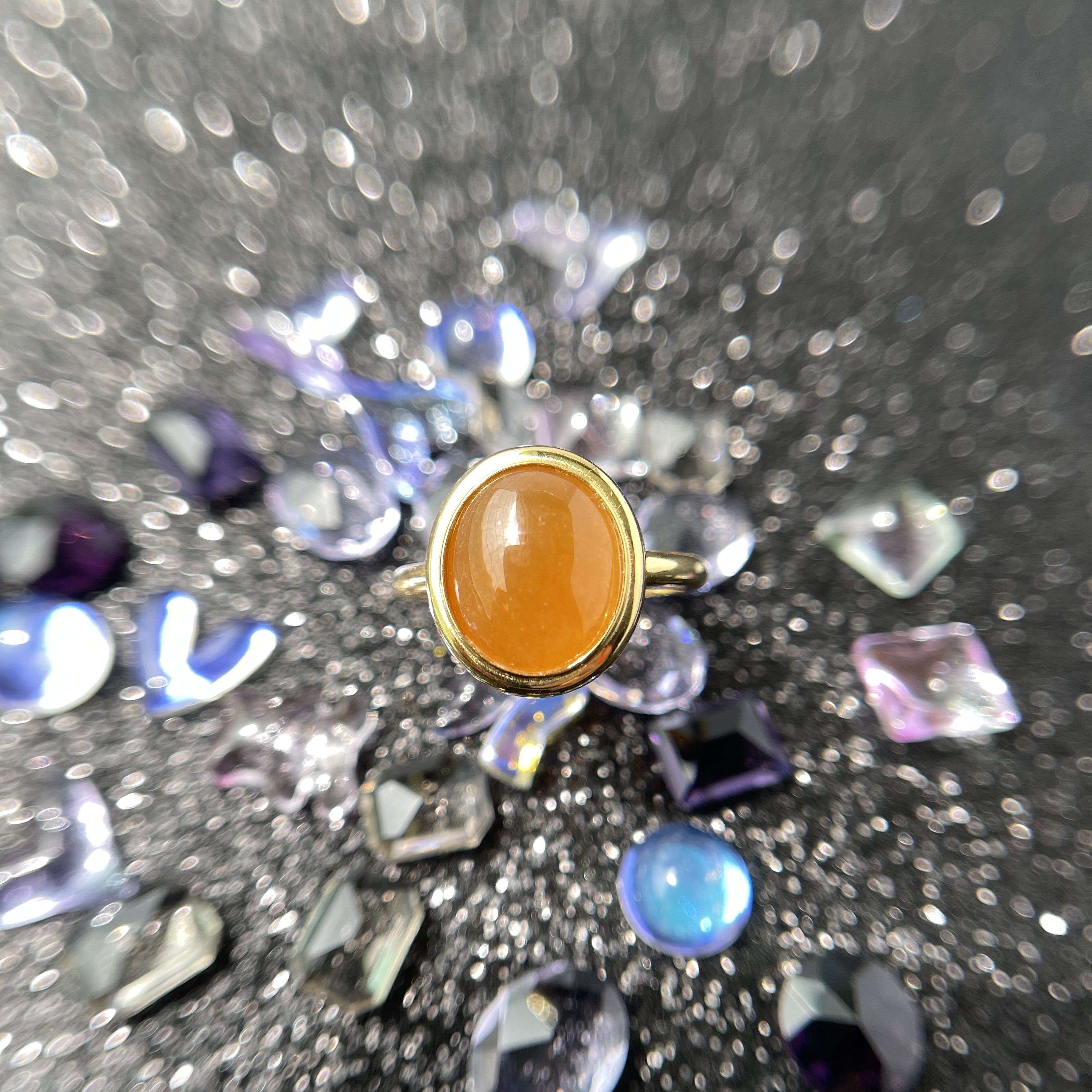 Icy Orange Ring (PJA00211)