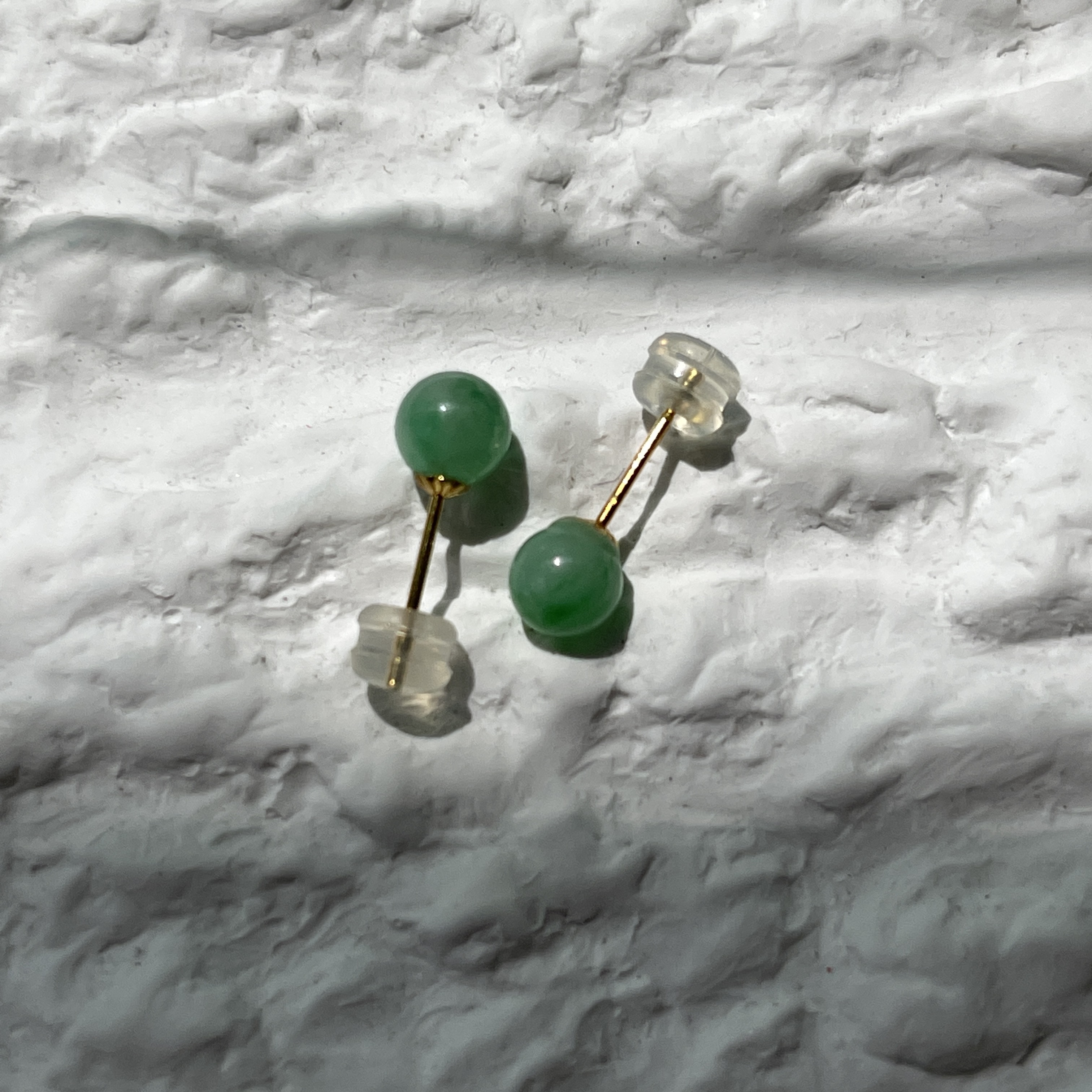 Green Stud Earrings (PJA00144)
