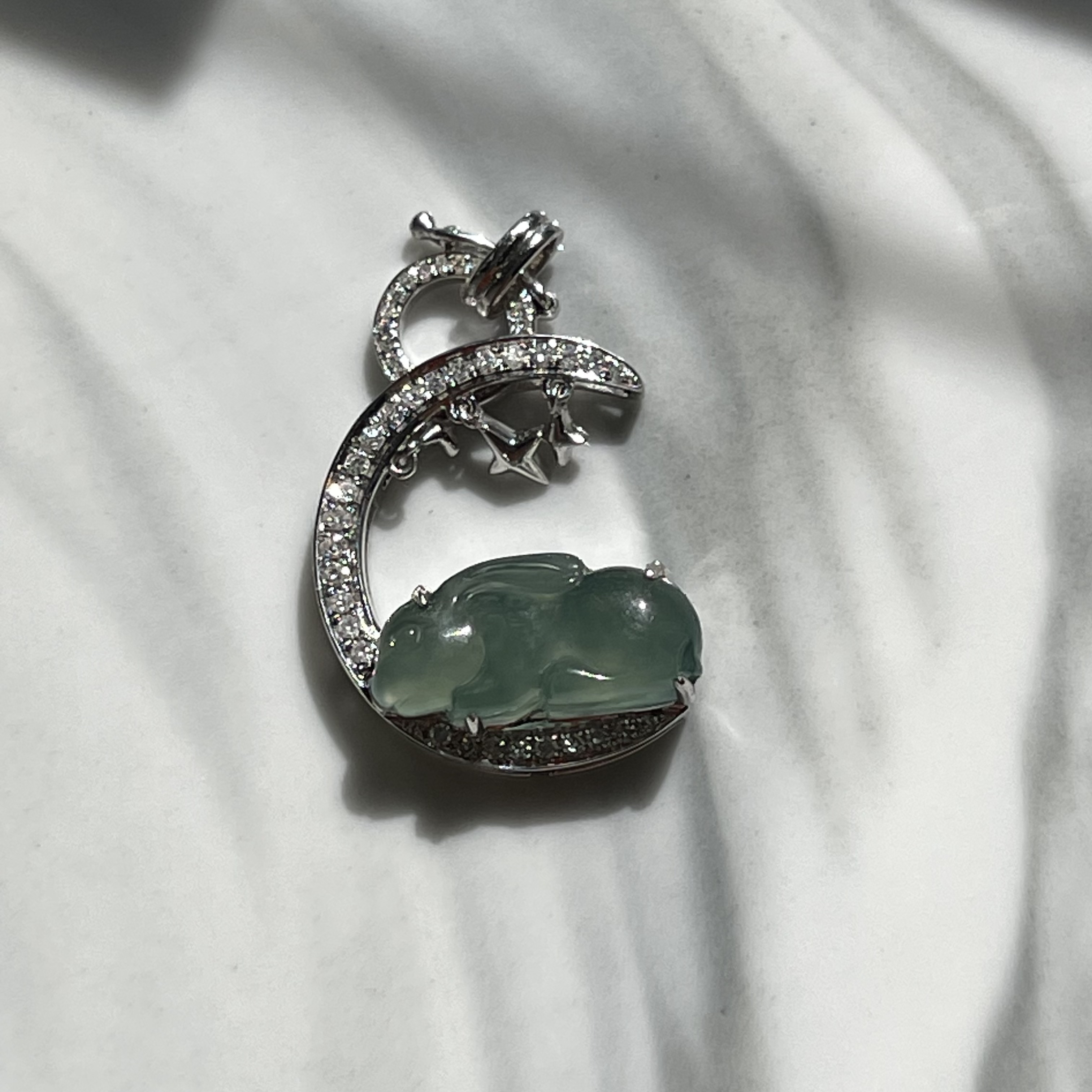 Jade Rabbit 玉兔呈祥 Pendant (PJA00124)
