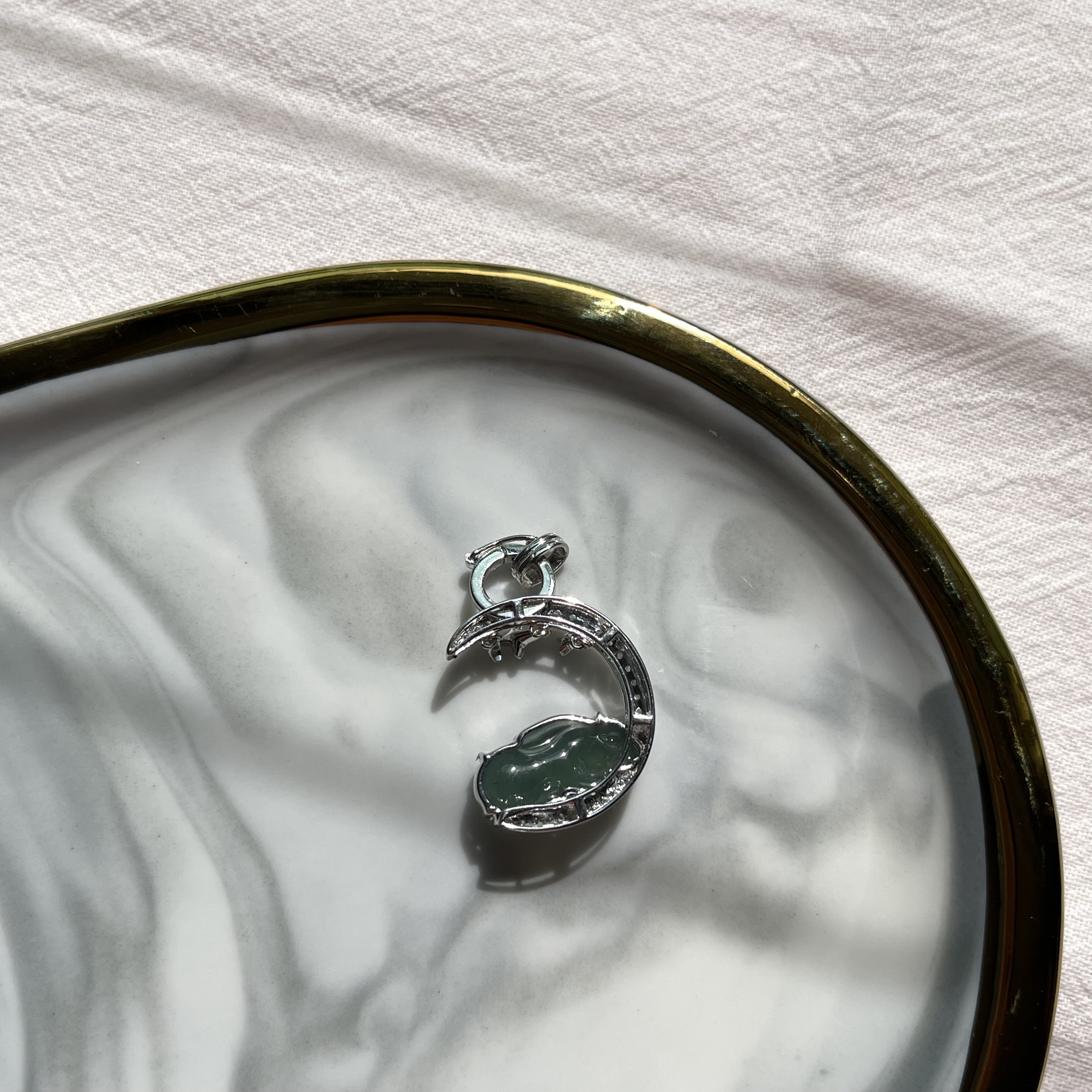 Jade Rabbit 玉兔呈祥 Pendant (PJA00124)