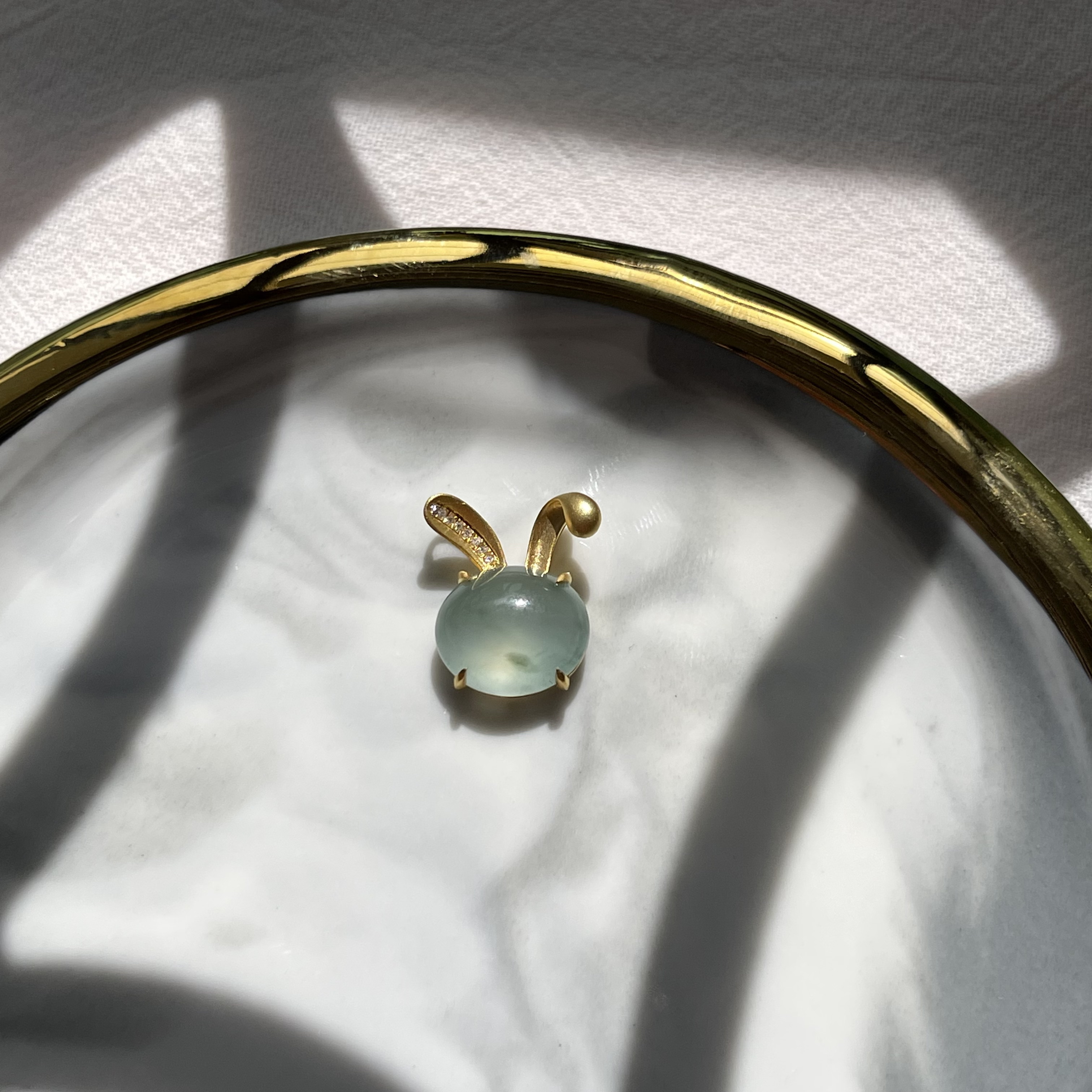 Hop Hop into Bountiful Rabbit Year Pendant (PJA00125)