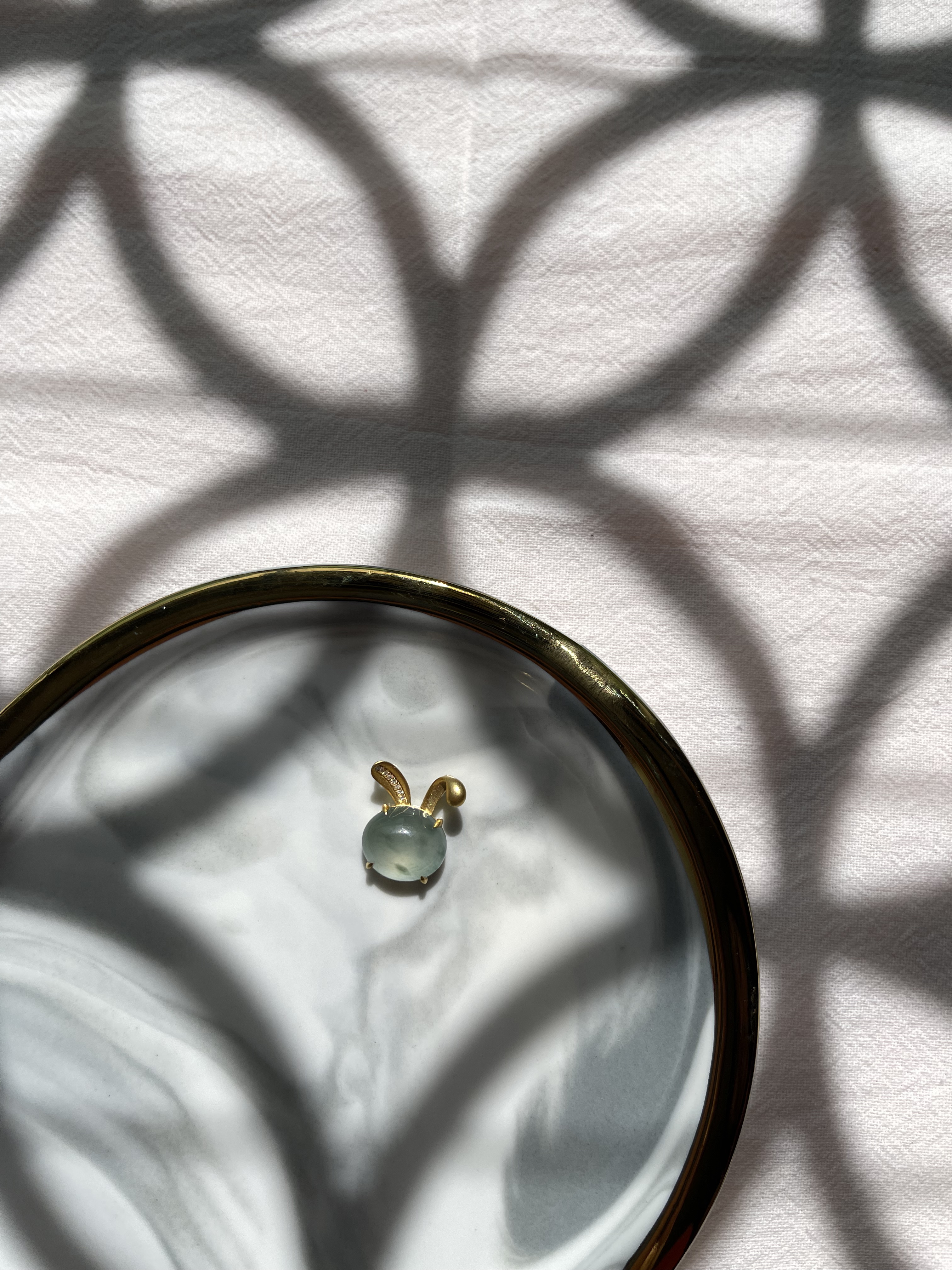 Hop Hop into Bountiful Rabbit Year Pendant (PJA00125)