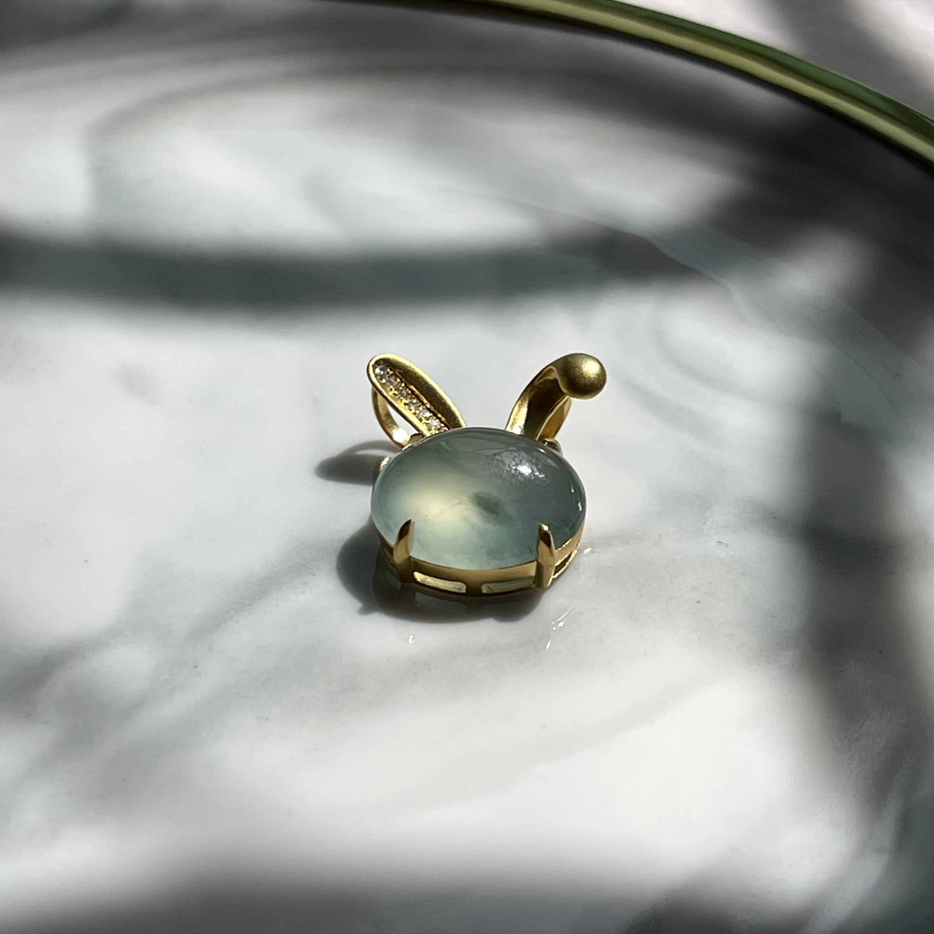 Hop Hop into Bountiful Rabbit Year Pendant (PJA00125)