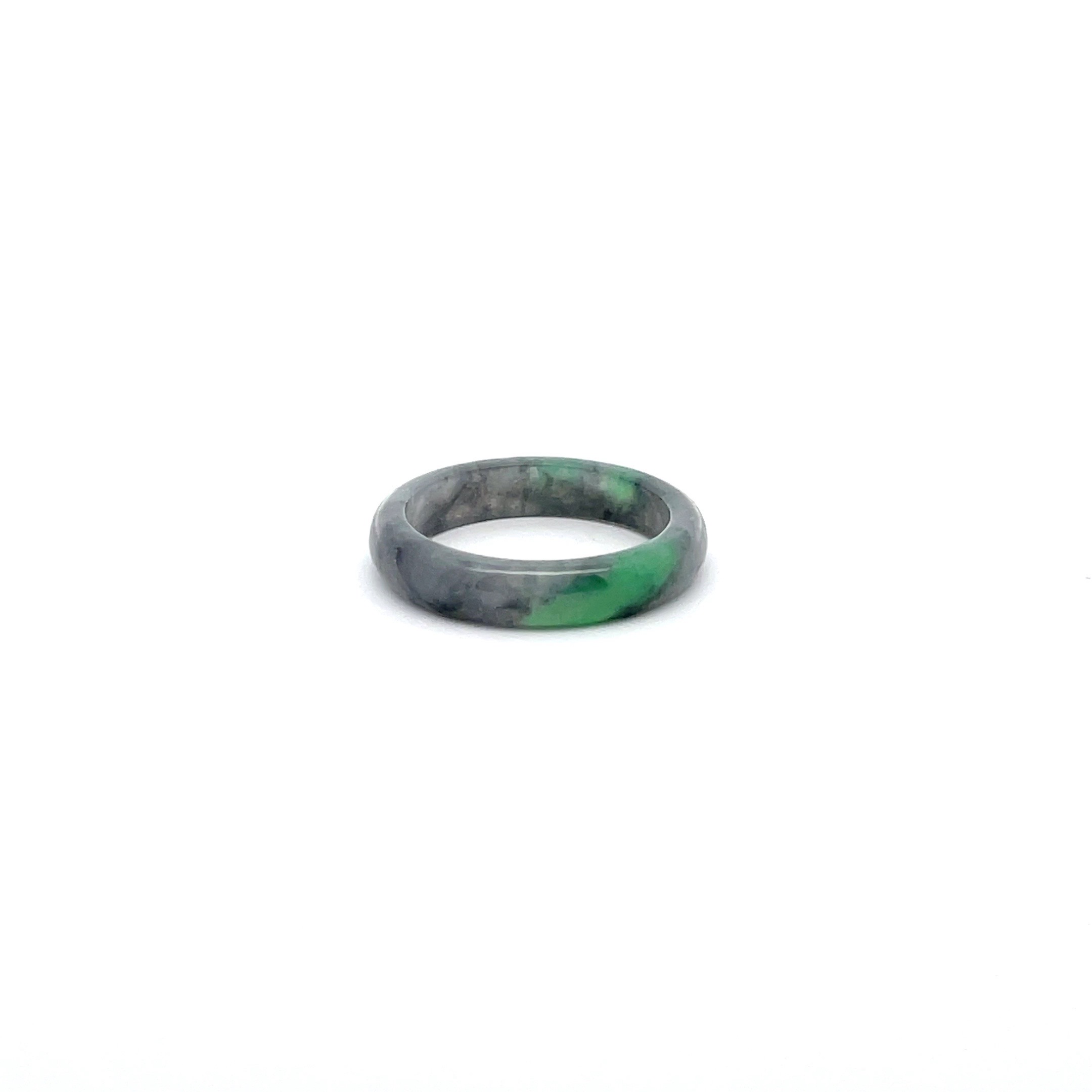Black Wuji Jade Hololith Ring (PJA00160)