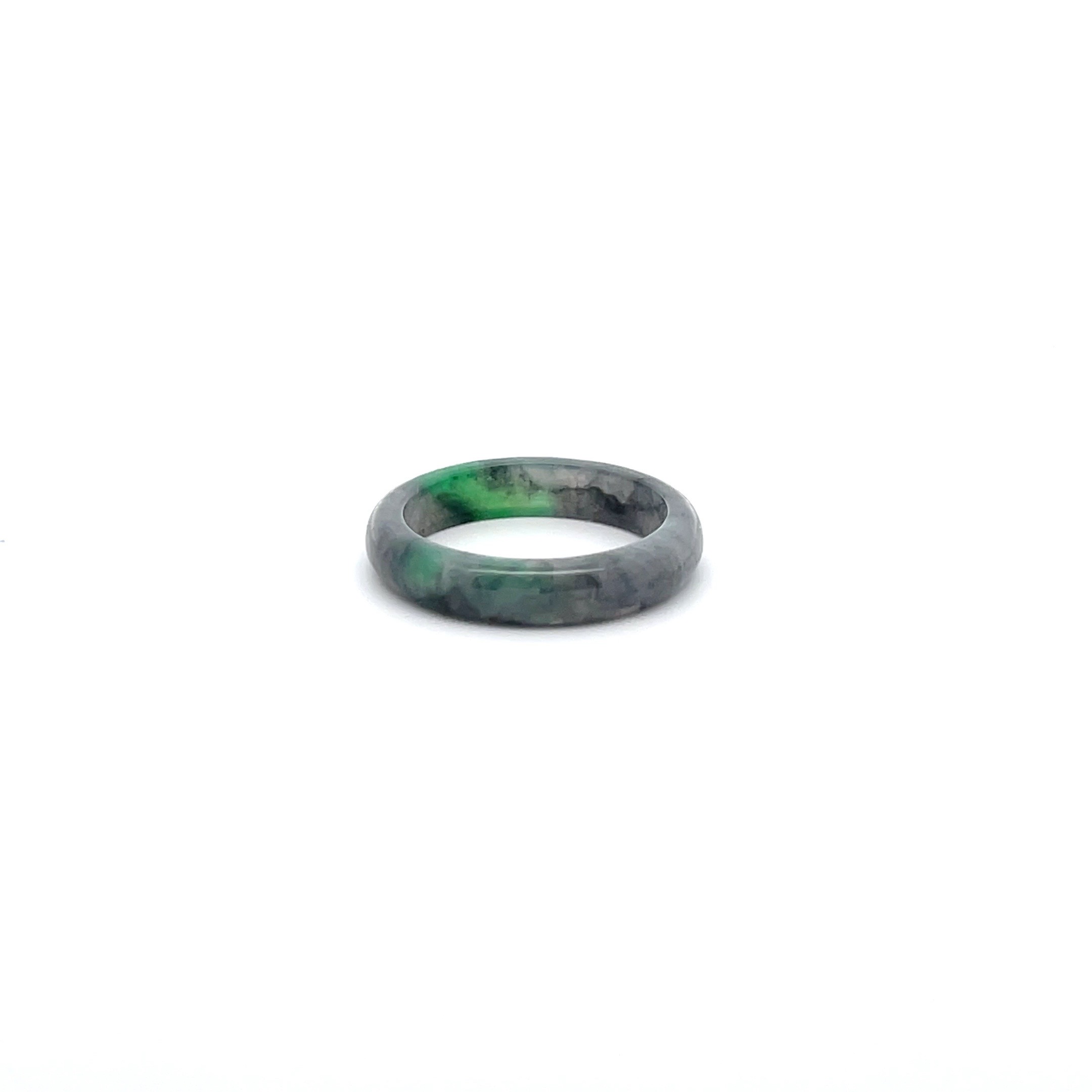 Black Wuji Jade Hololith Ring (PJA00160)