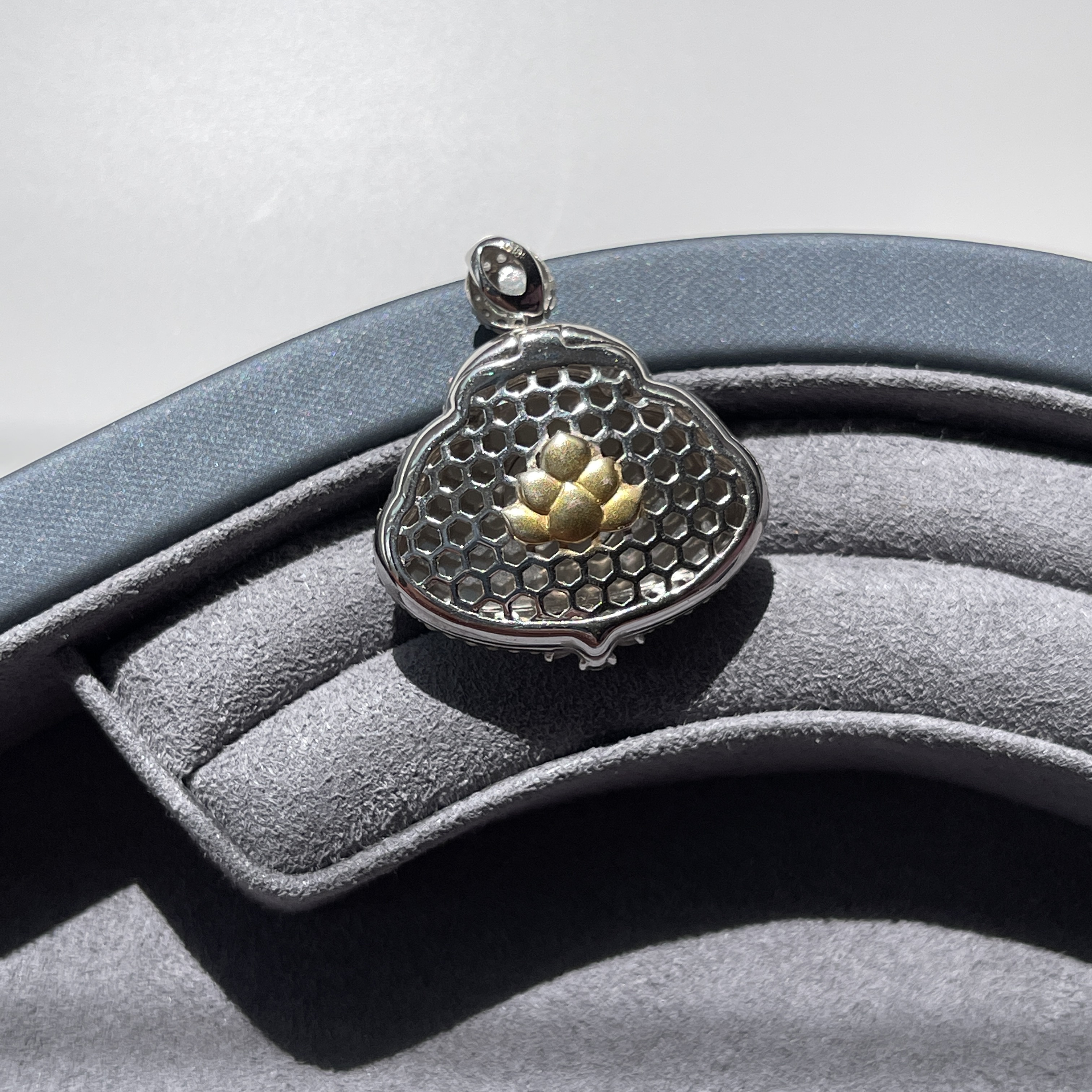 Imperial Green Jadeite Laughing Buddha Pendant (PJA00021)