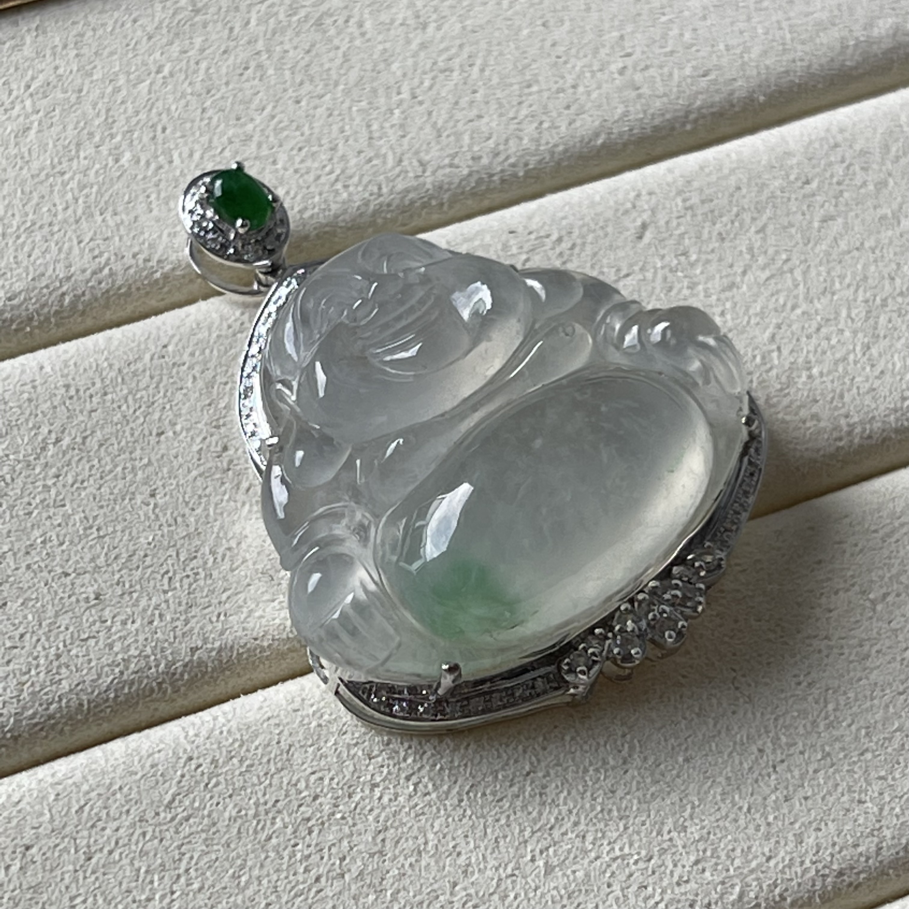 Icy Laughing Buddha Pendant (PJA00100)