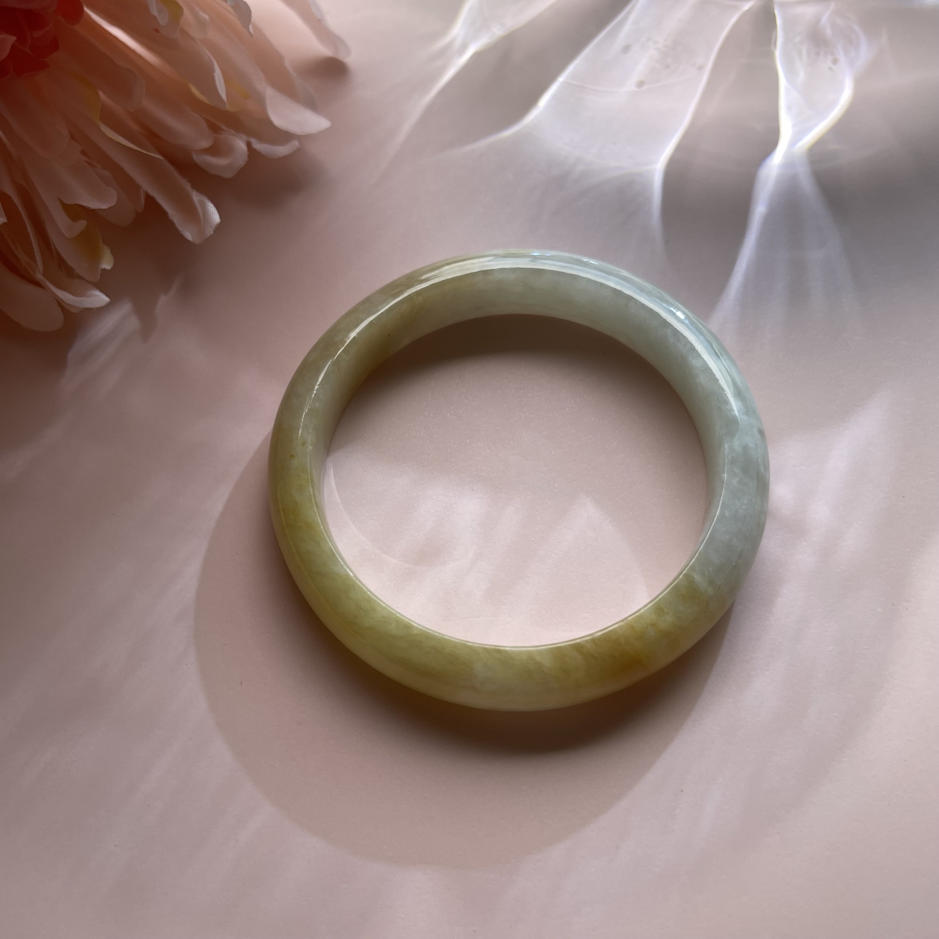 Lemonade Jadeite Bangle (PJA00105)