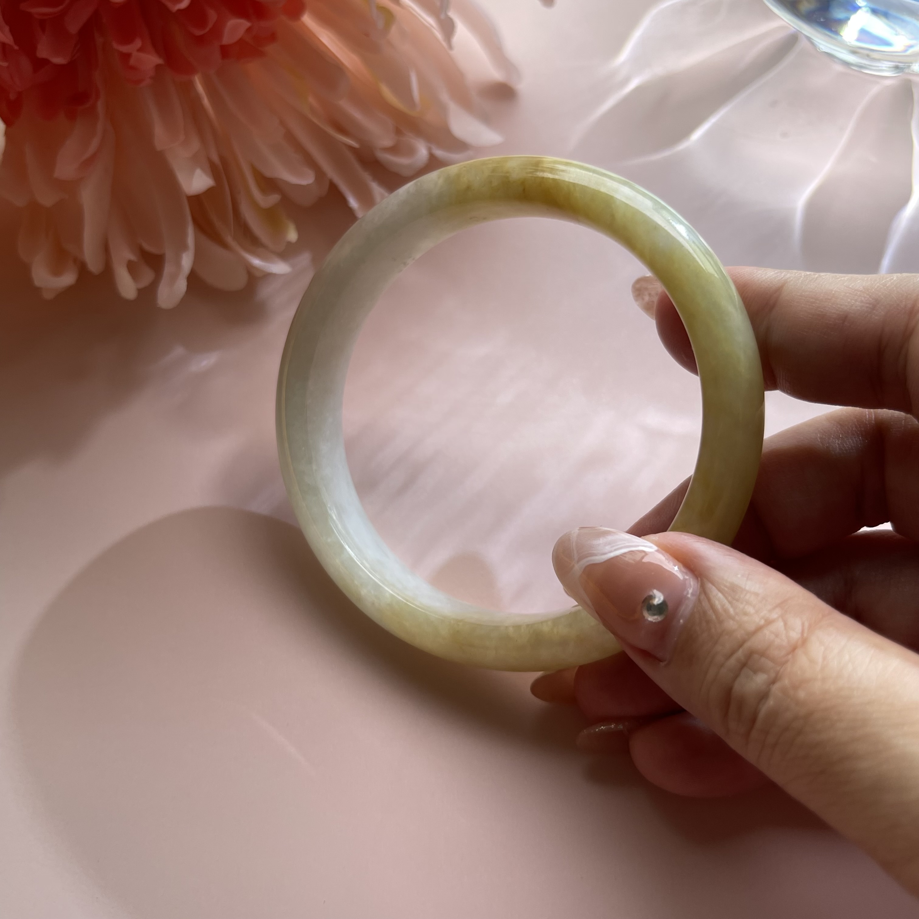 Lemonade Jadeite Bangle (PJA00105)