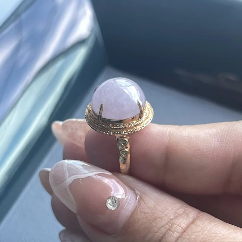Lavender Cabochon Ring (PJA00042)