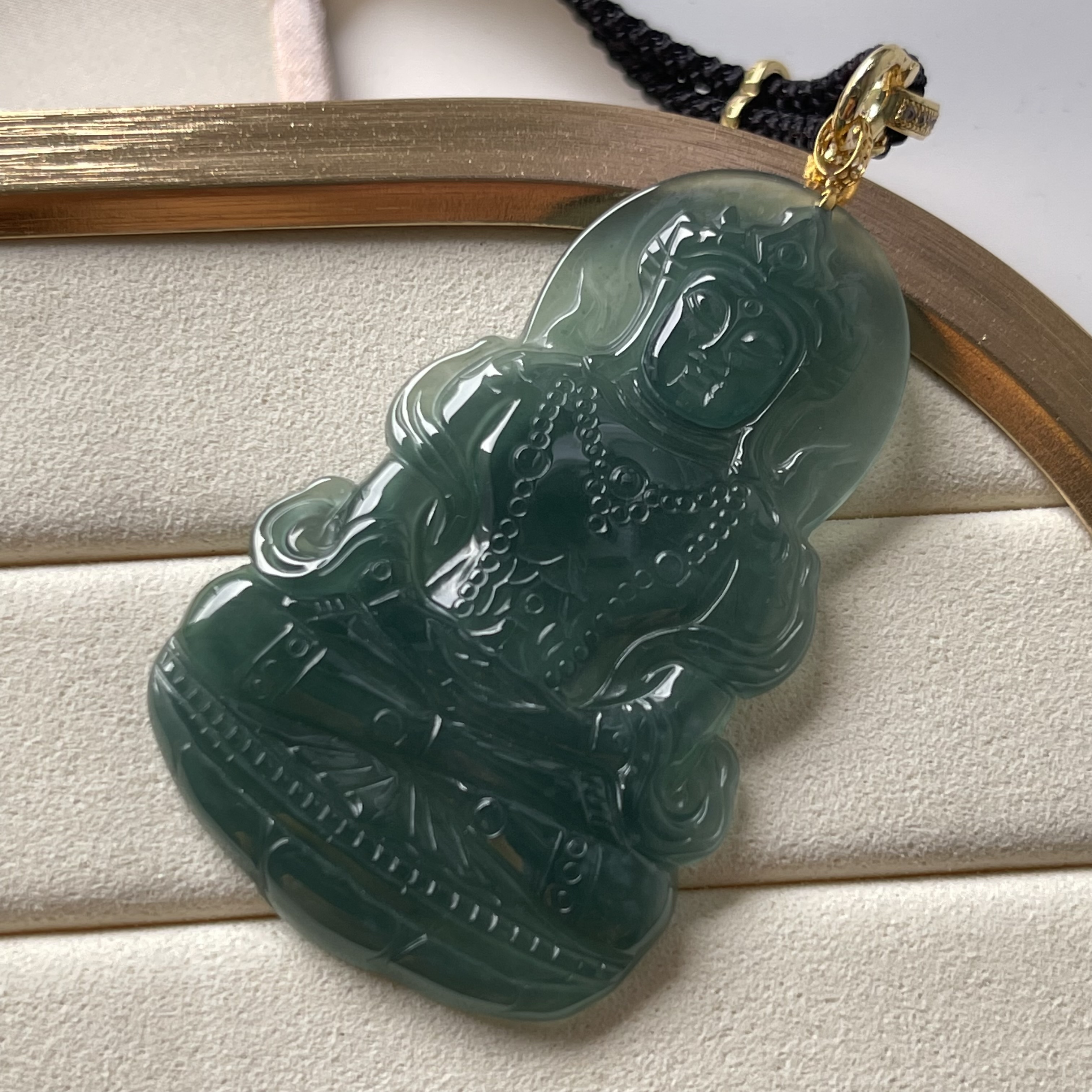 Icy Bluish Green Tara Pendant (PJA00099)