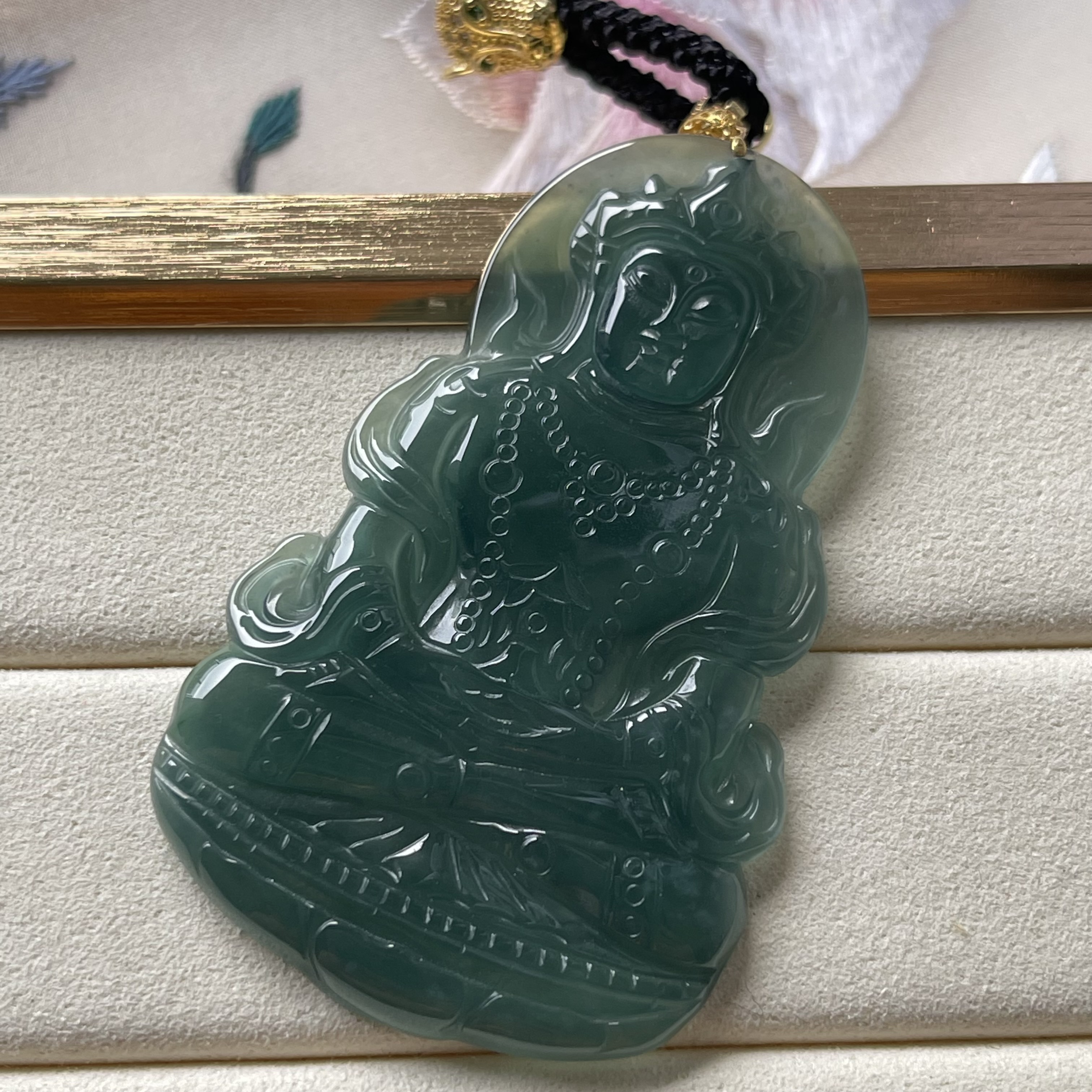 Icy Bluish Green Tara Pendant (PJA00099)