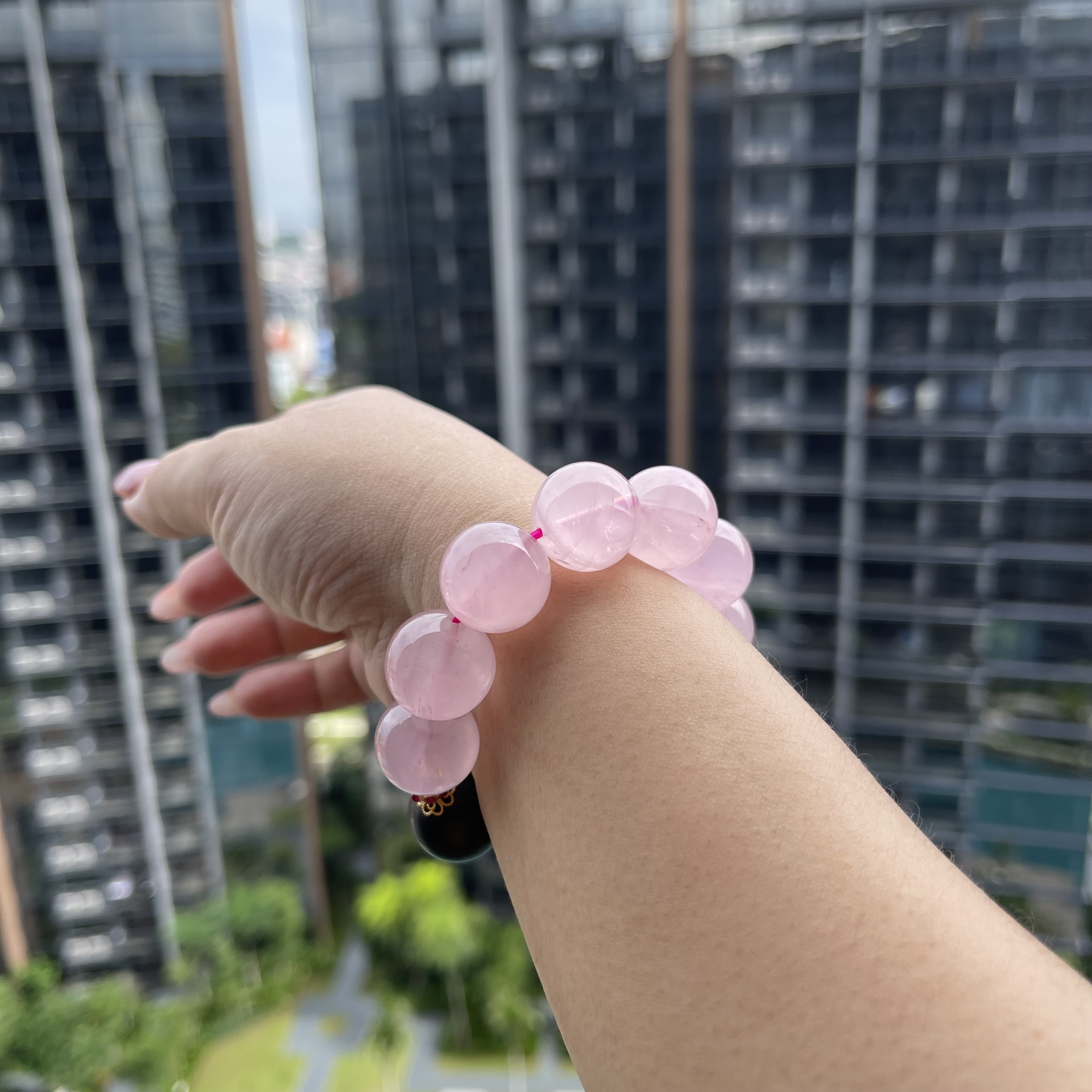 Dreamy Rose Quartz Bracelet (PCH00017)