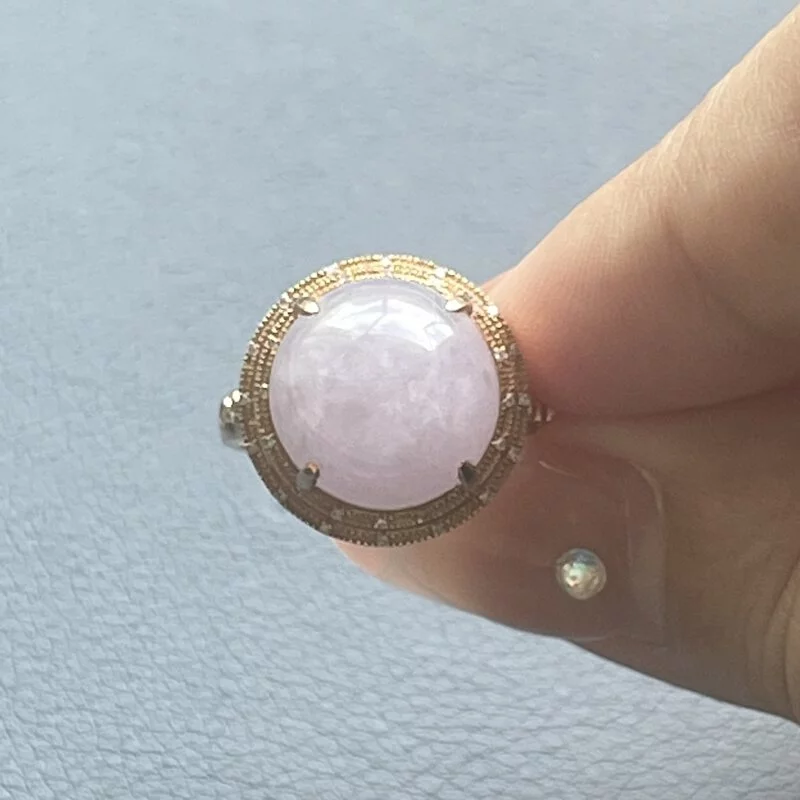 Lavender Cabochon Ring (PJA00042)