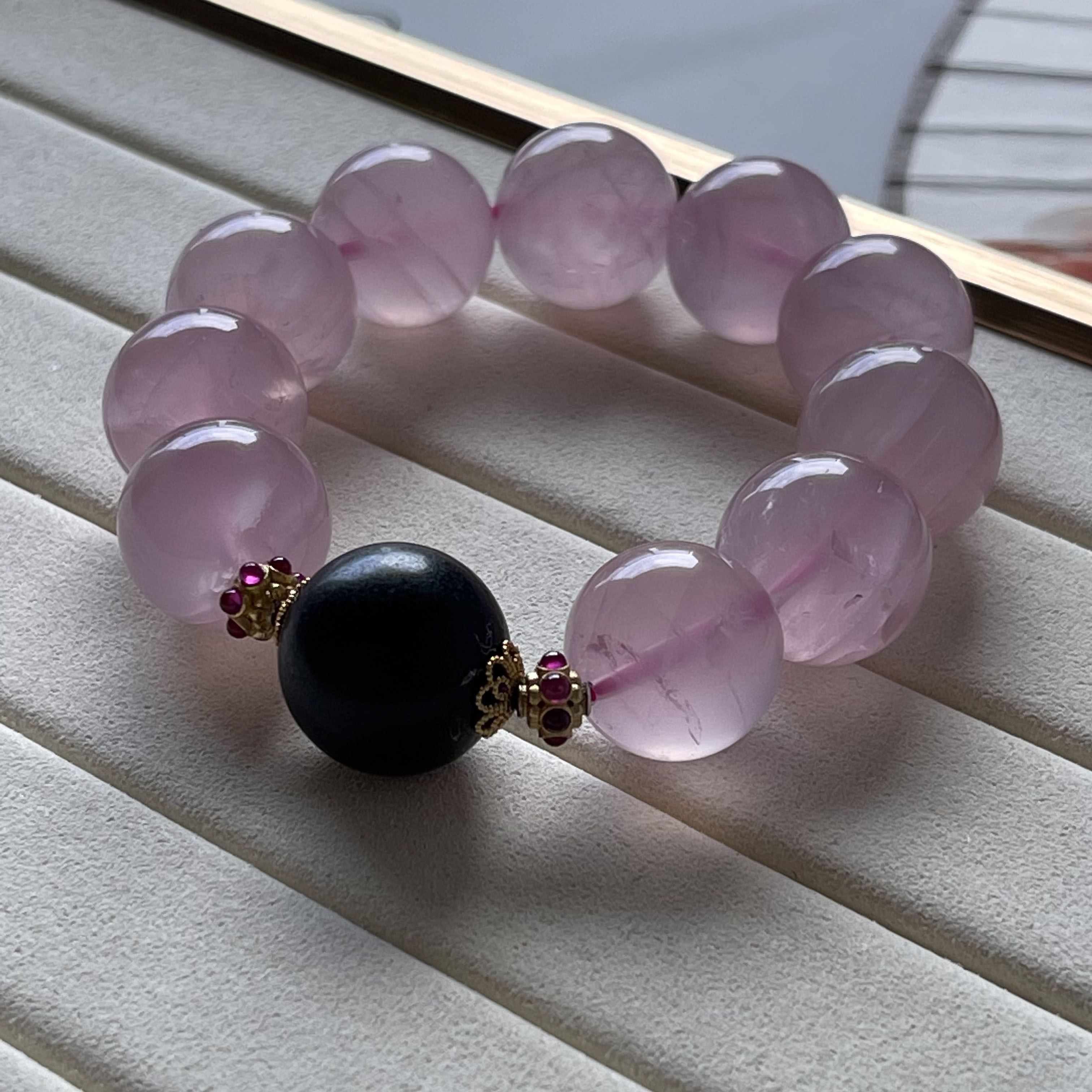 Dreamy Rose Quartz Bracelet (PCH00017)