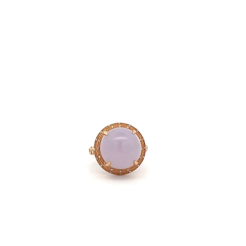 Lavender Cabochon Ring (PJA00042)