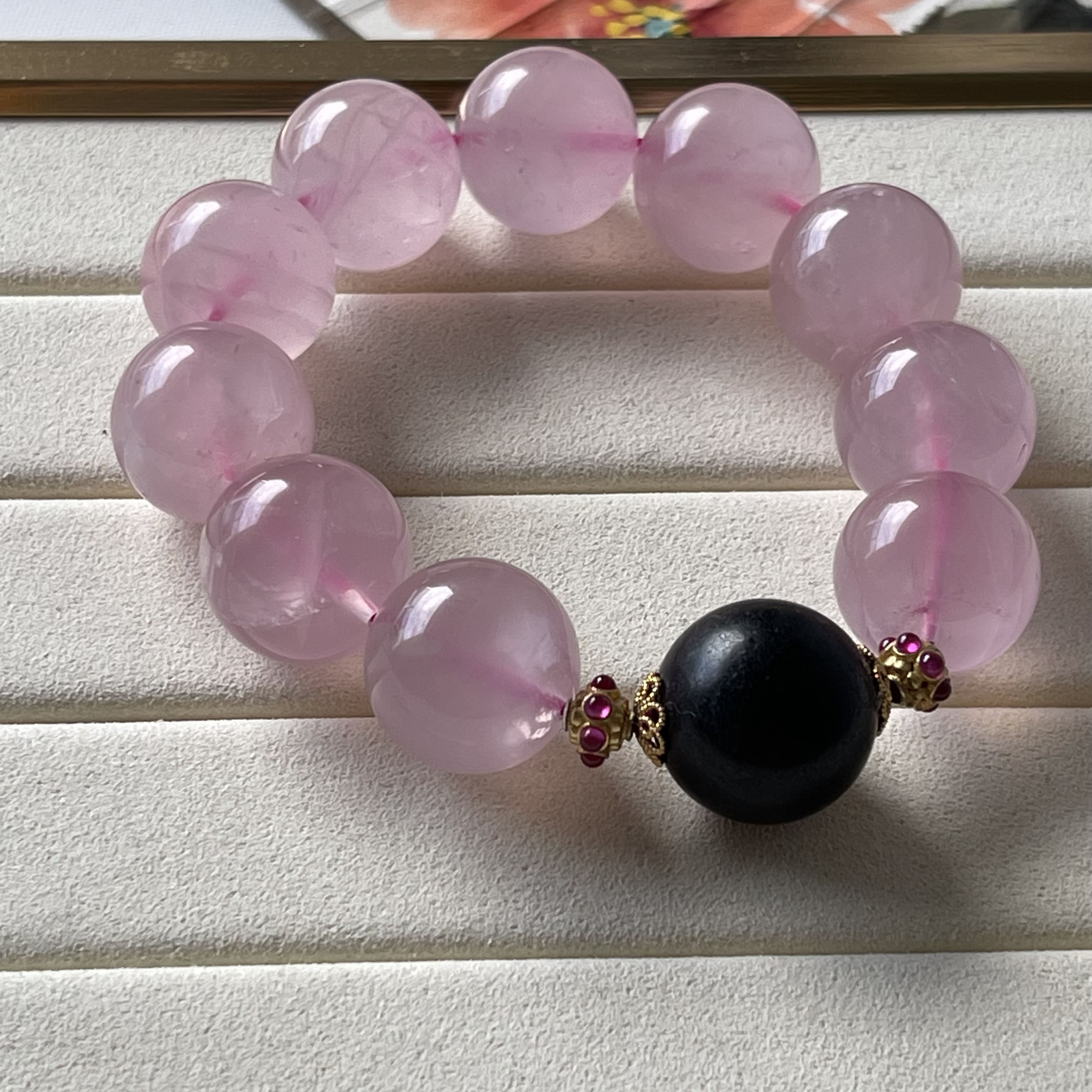 Dreamy Rose Quartz Bracelet (PCH00017)