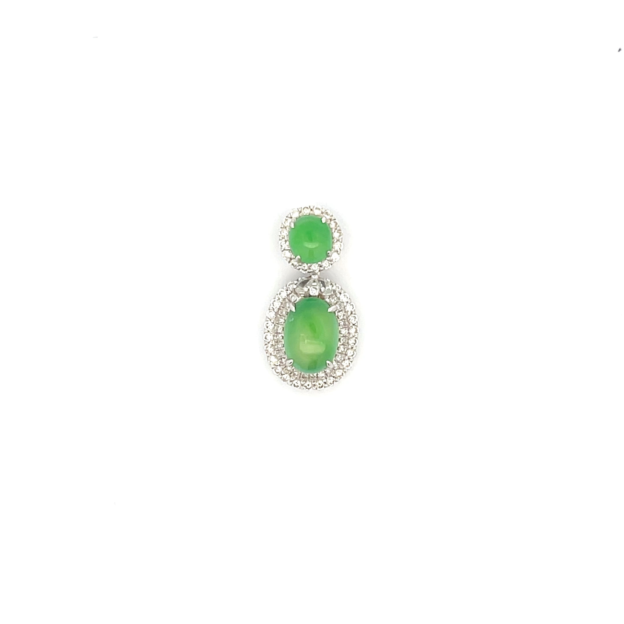 Vibrant Green Jadeite Pendant (PJA00048)