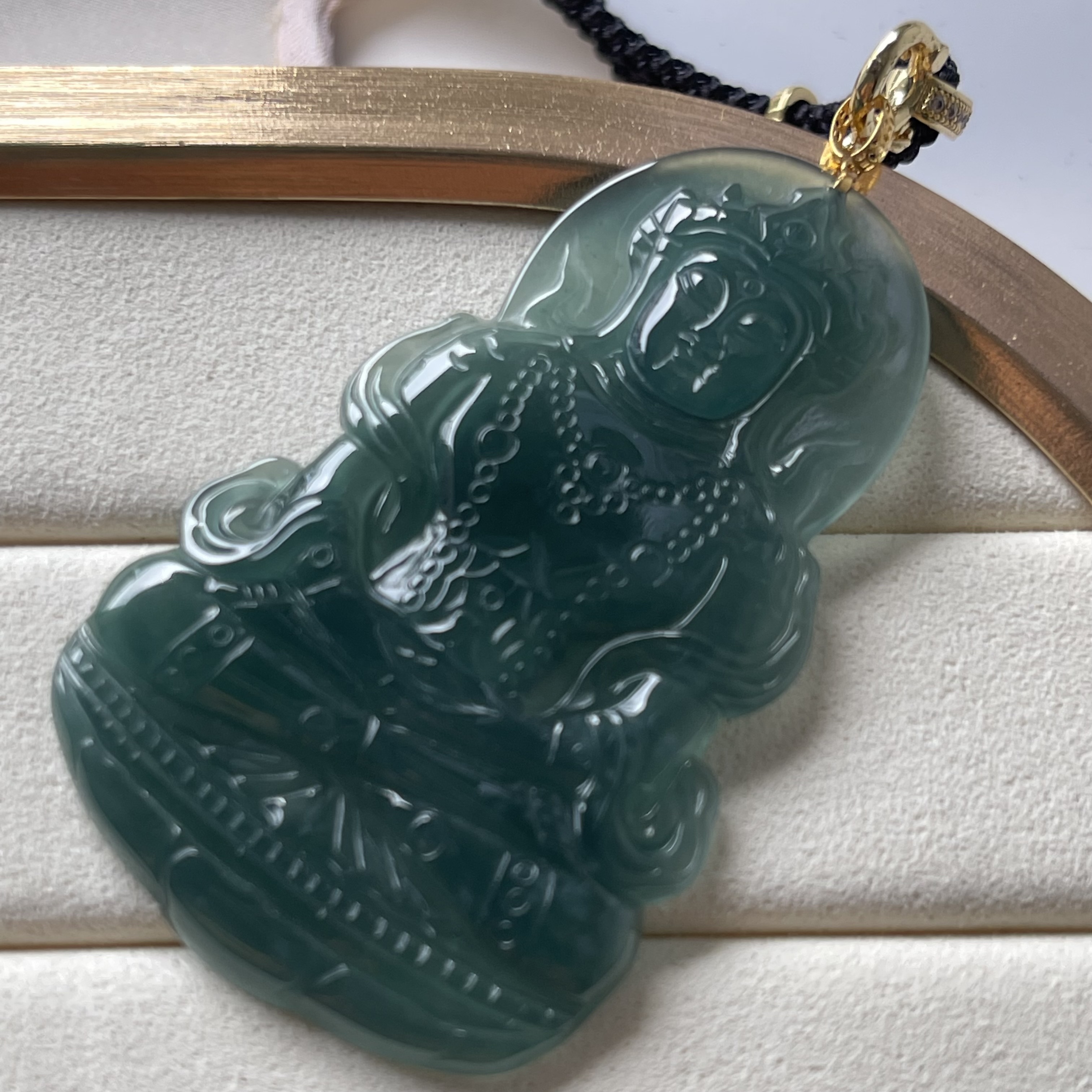 Icy Bluish Green Tara Pendant (PJA00099)
