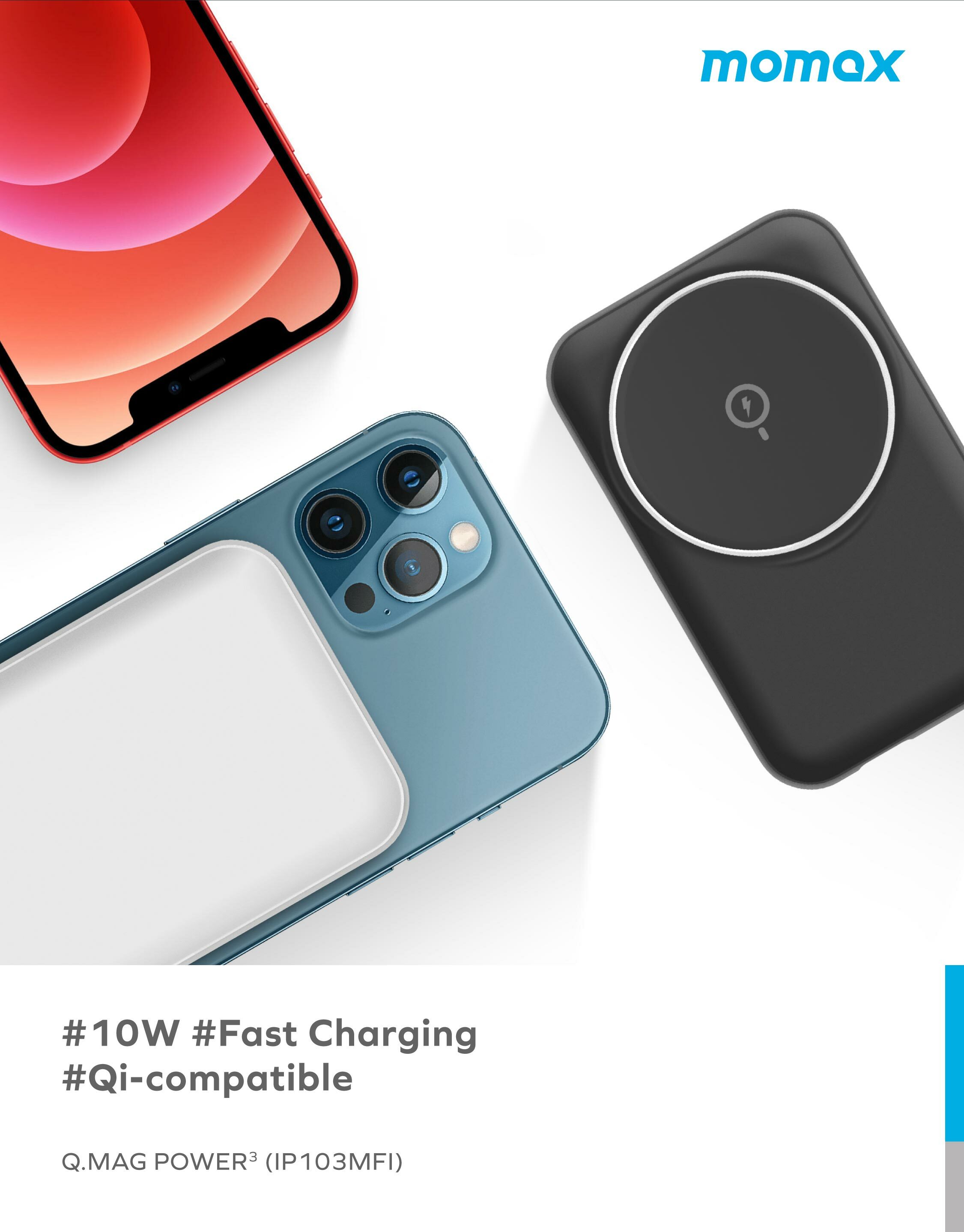 Q.Mag Power 3 Magnetic Wireless Battery Pack 7200mAh