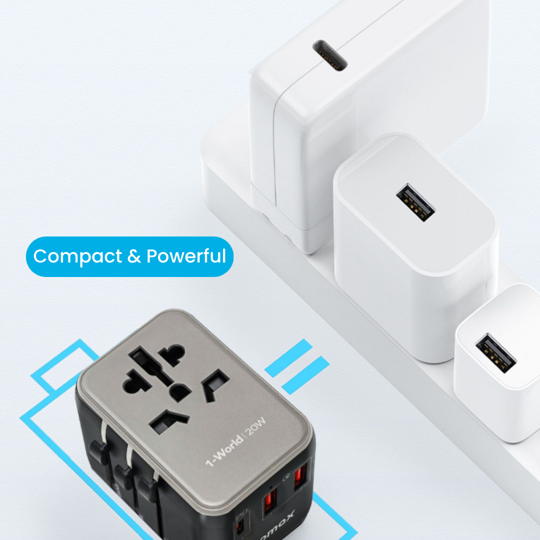 1-World Travel Adapter (20W)