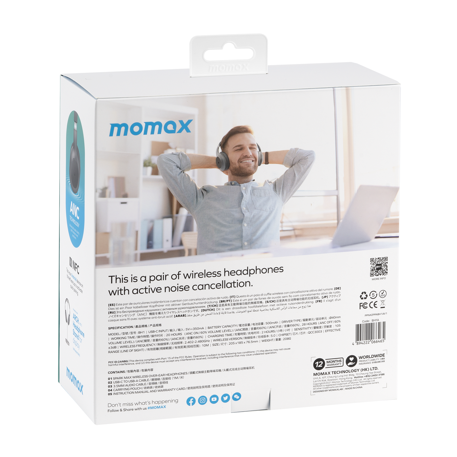 Spark Max Wireless Over-Ear headphones