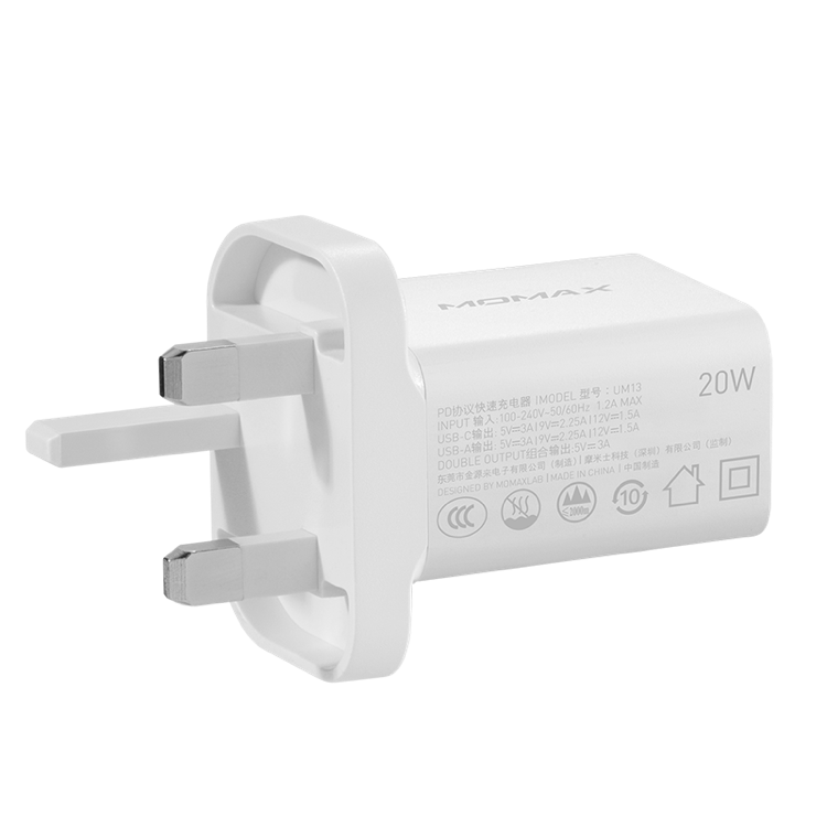 One Plug 20W Dual-Port Fast Charging Adapter