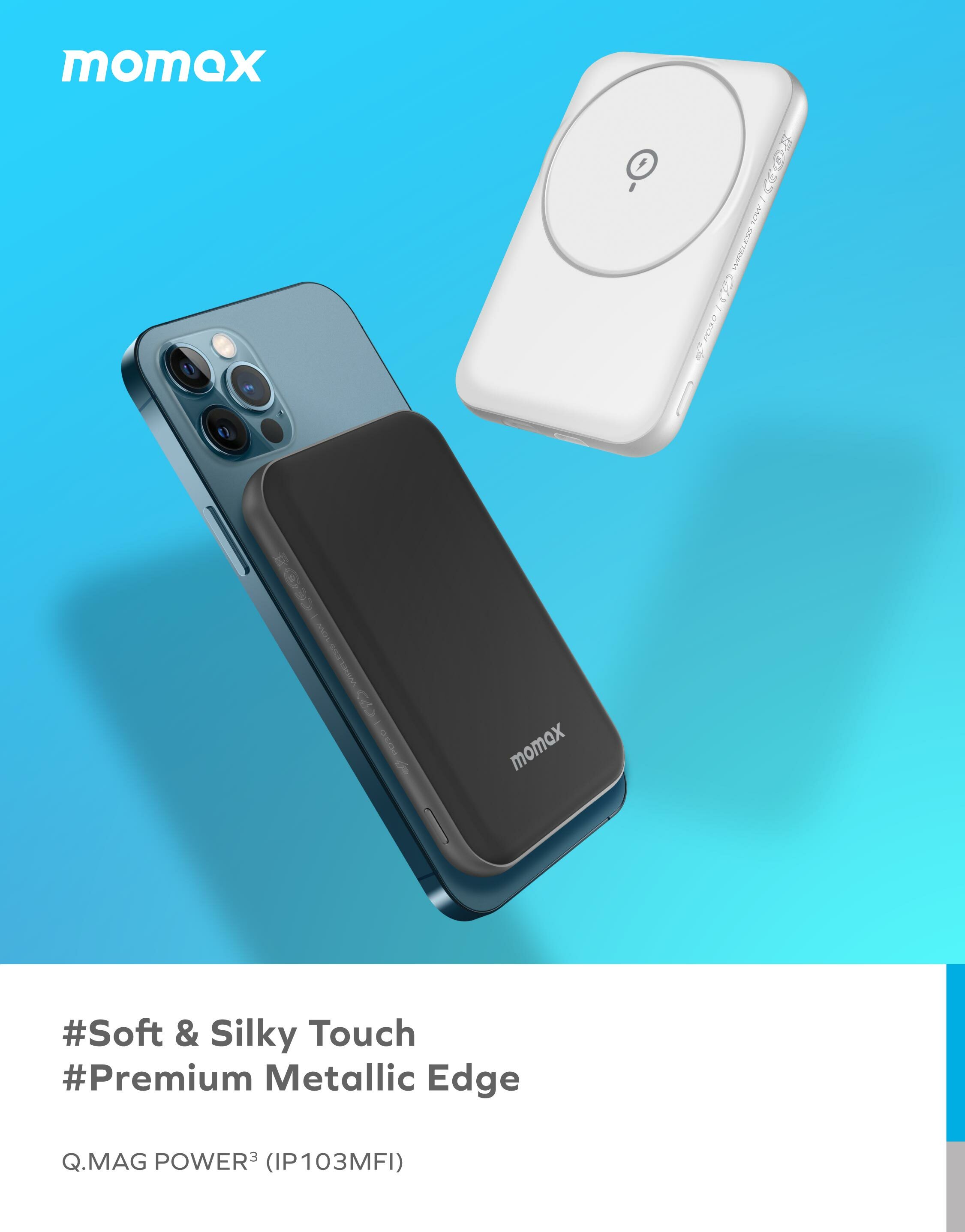 Q.Mag Power 3 Magnetic Wireless Battery Pack 7200mAh