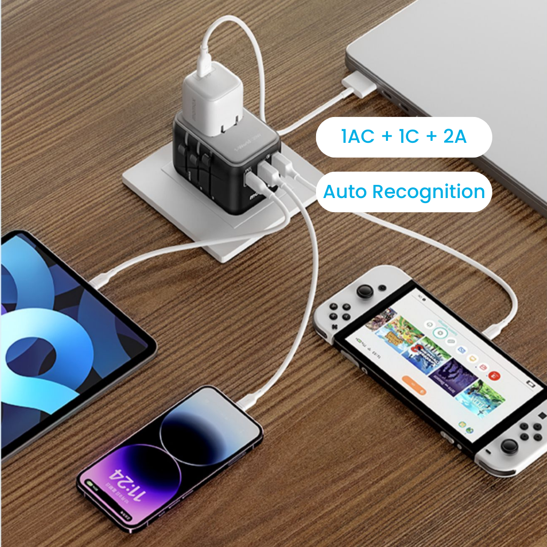 1-World Travel Adapter (20W)