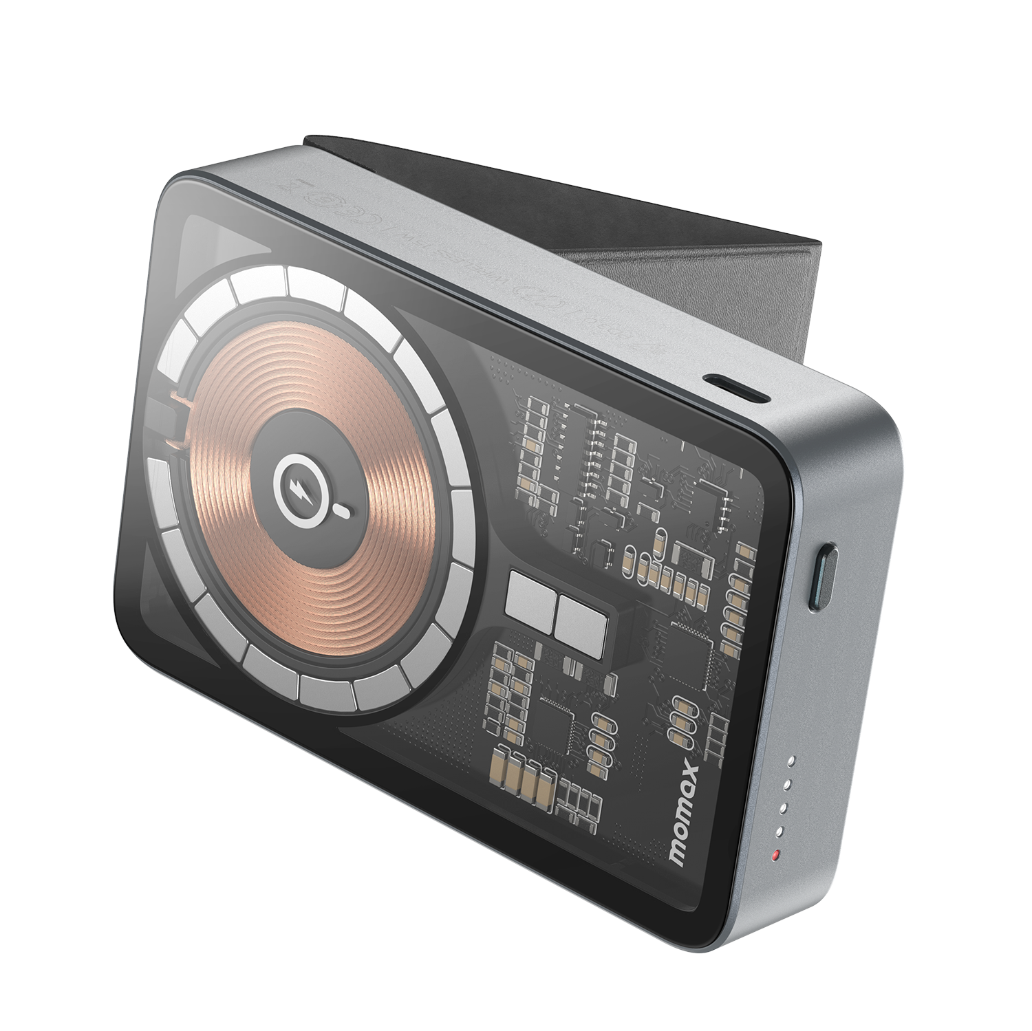 Q.Mag Power 11 Magnetic Wireless Battery Pack with Stand 10,000mAh