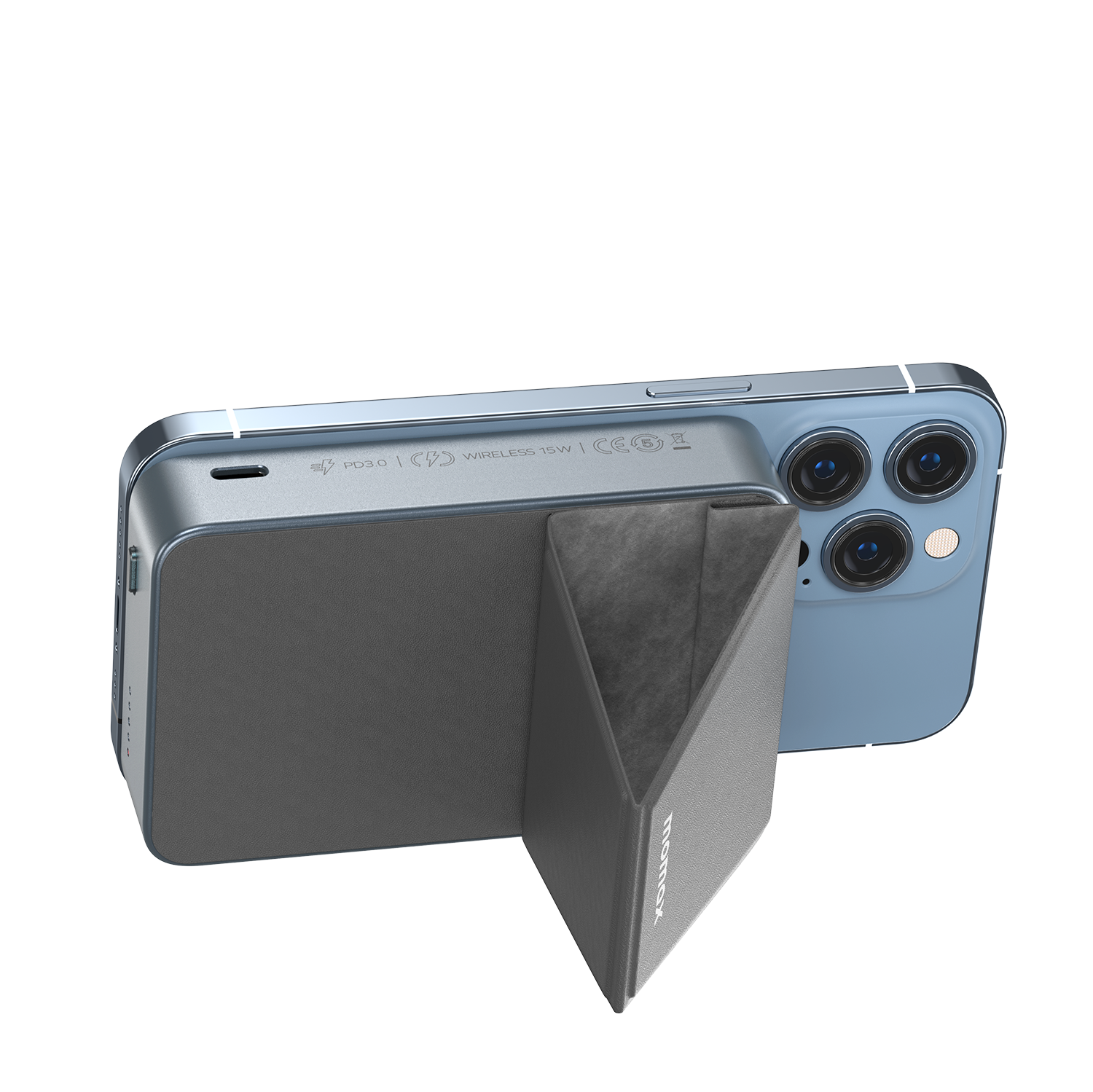 Q.Mag Power 11 Magnetic Wireless Battery Pack with Stand 10,000mAh