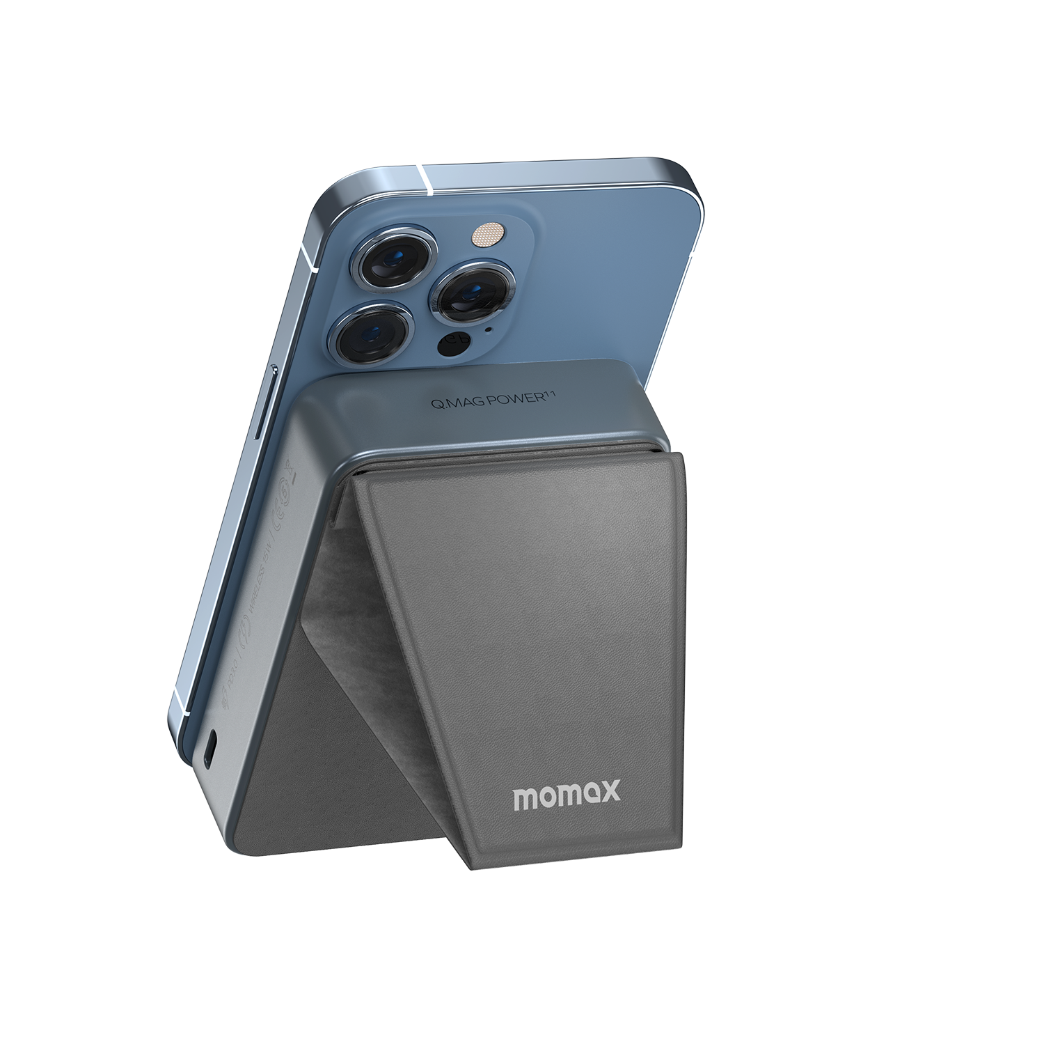 Q.Mag Power 11 Wireless Battery Pack with Stand 10,000mAh