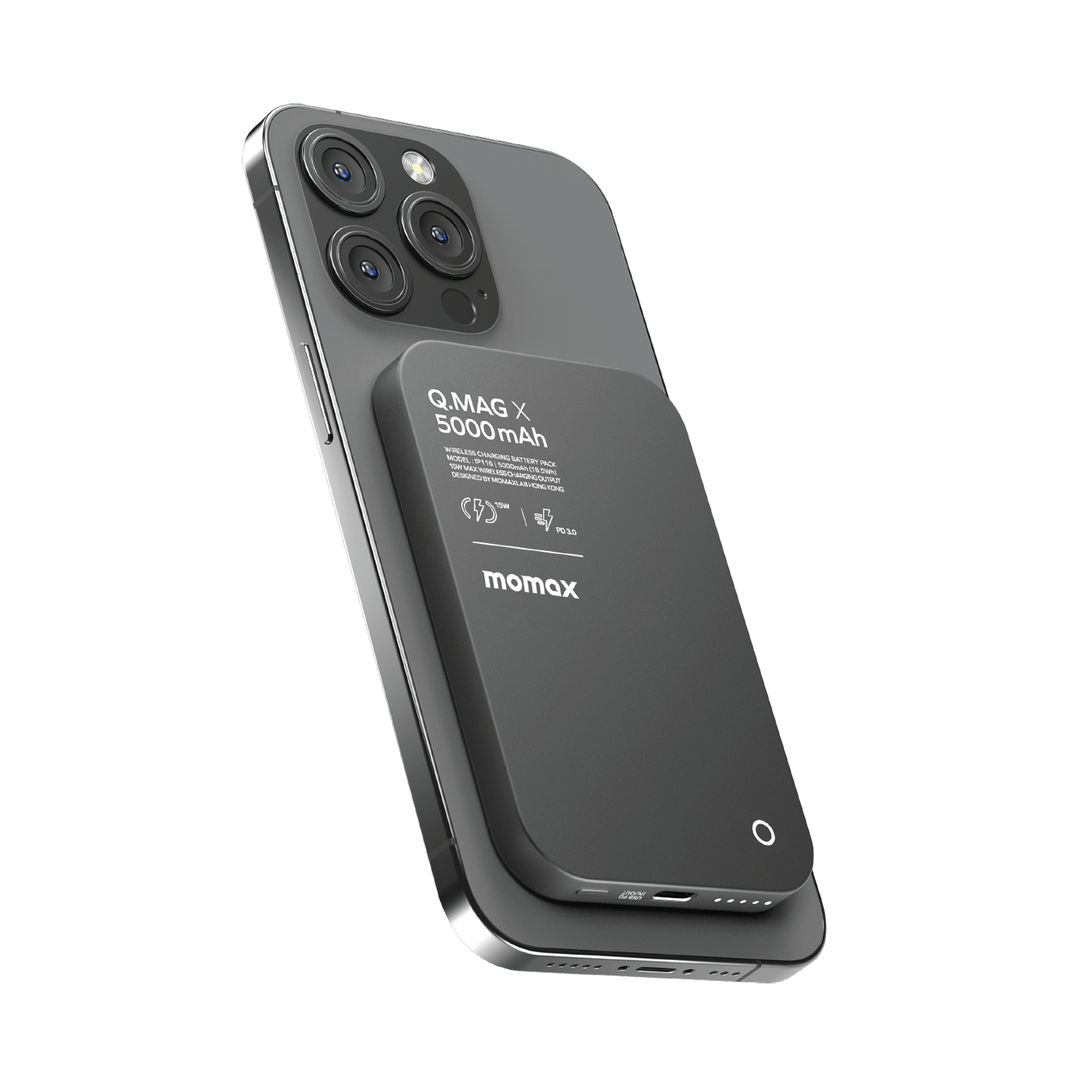 Q.Mag X Magsafe Wireless Battery Pack (5,000mAh)