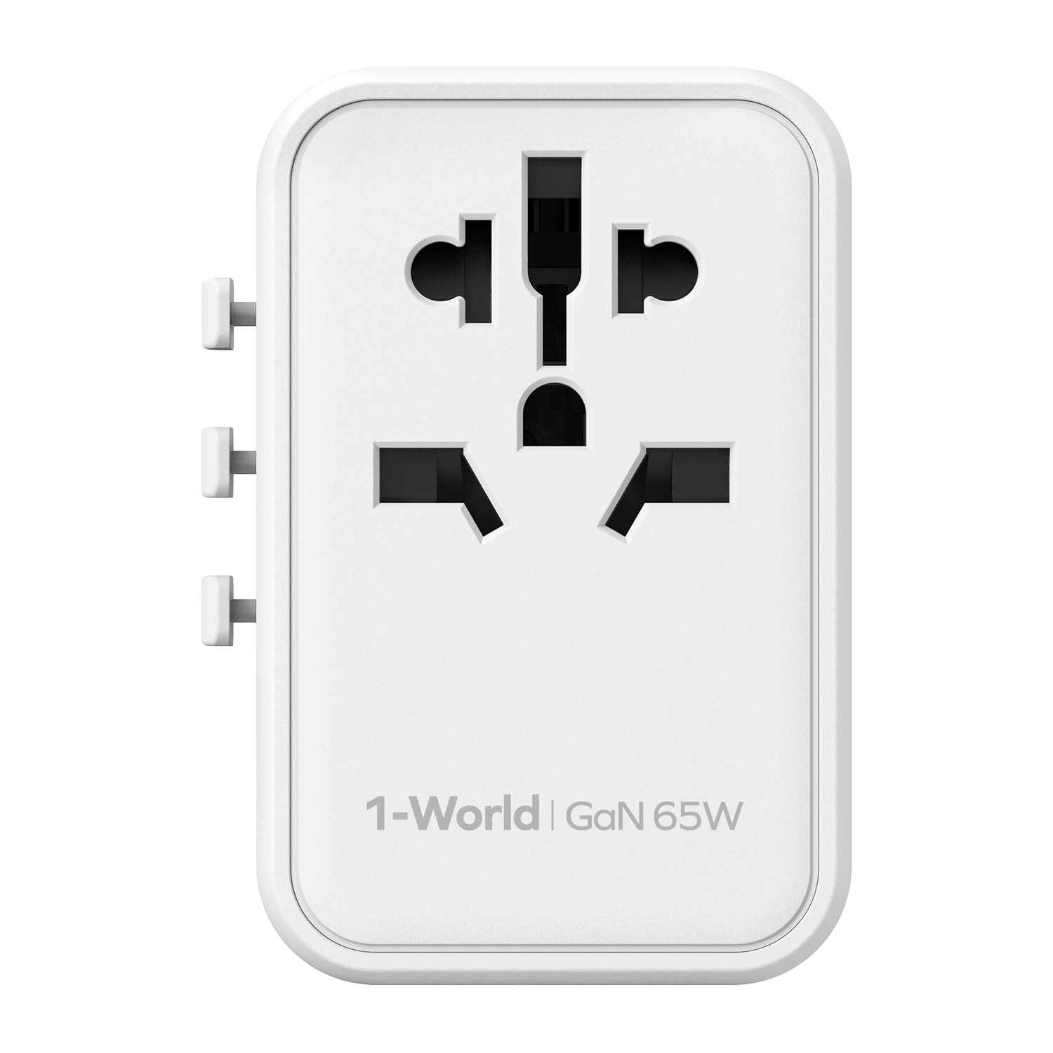 1-World Travel Adapter GaN (65W)