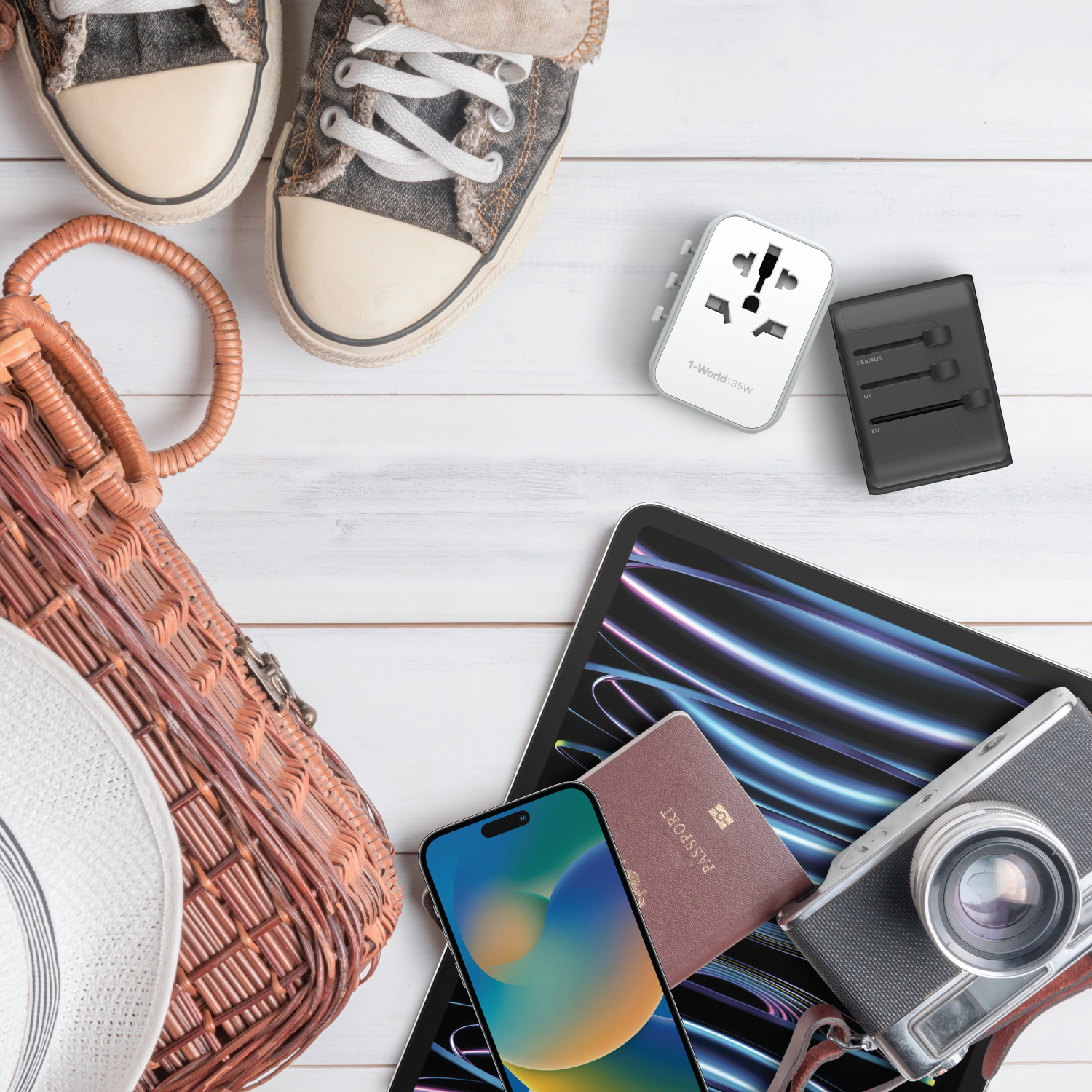 1-World Travel Adaptor (35W)