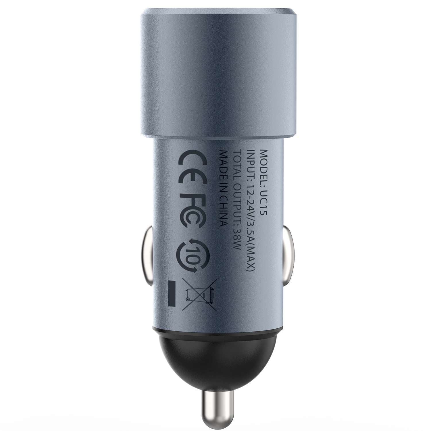 38W Dual Port Car Charger