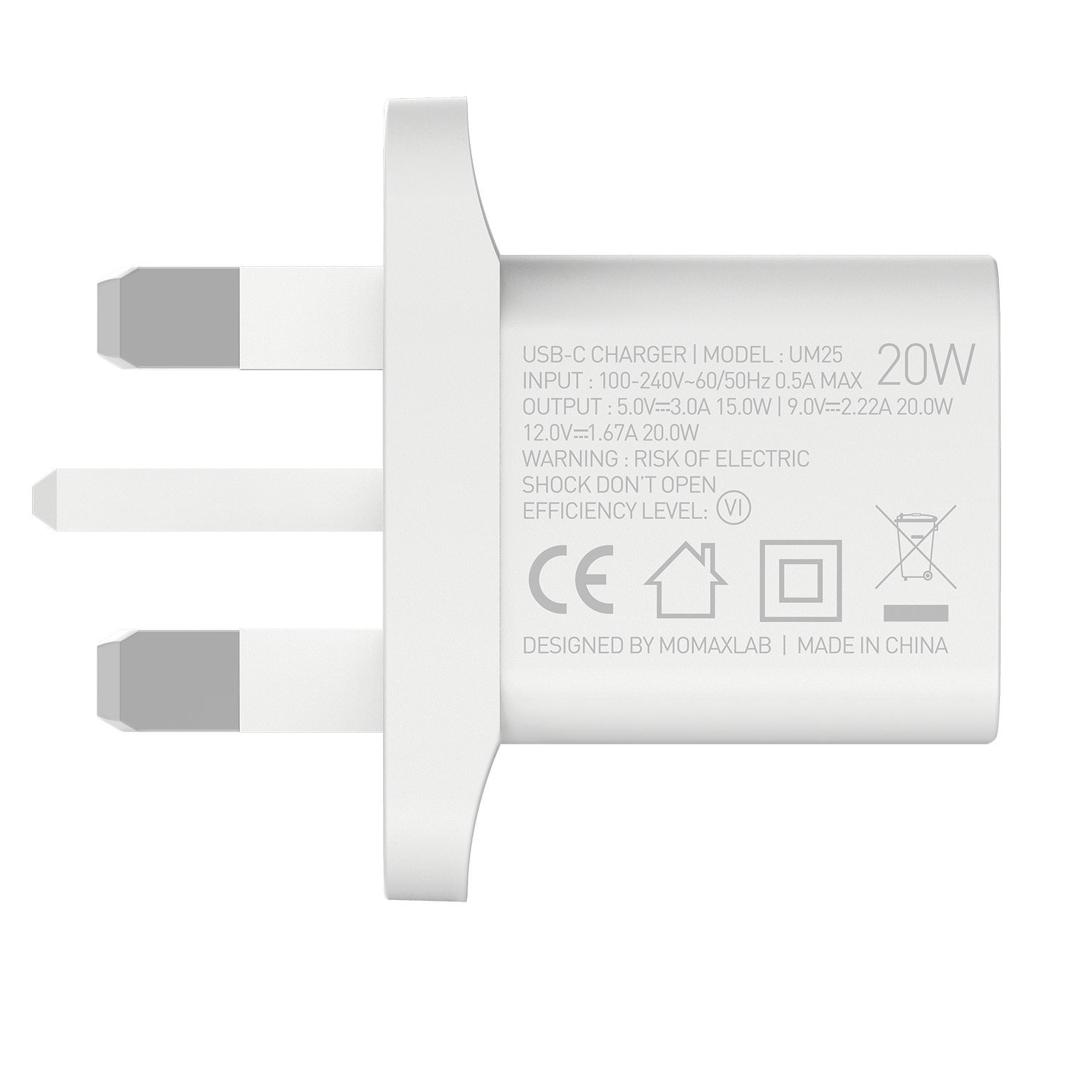 ONEPLUG Mini USB-C PD Charger (20W)
